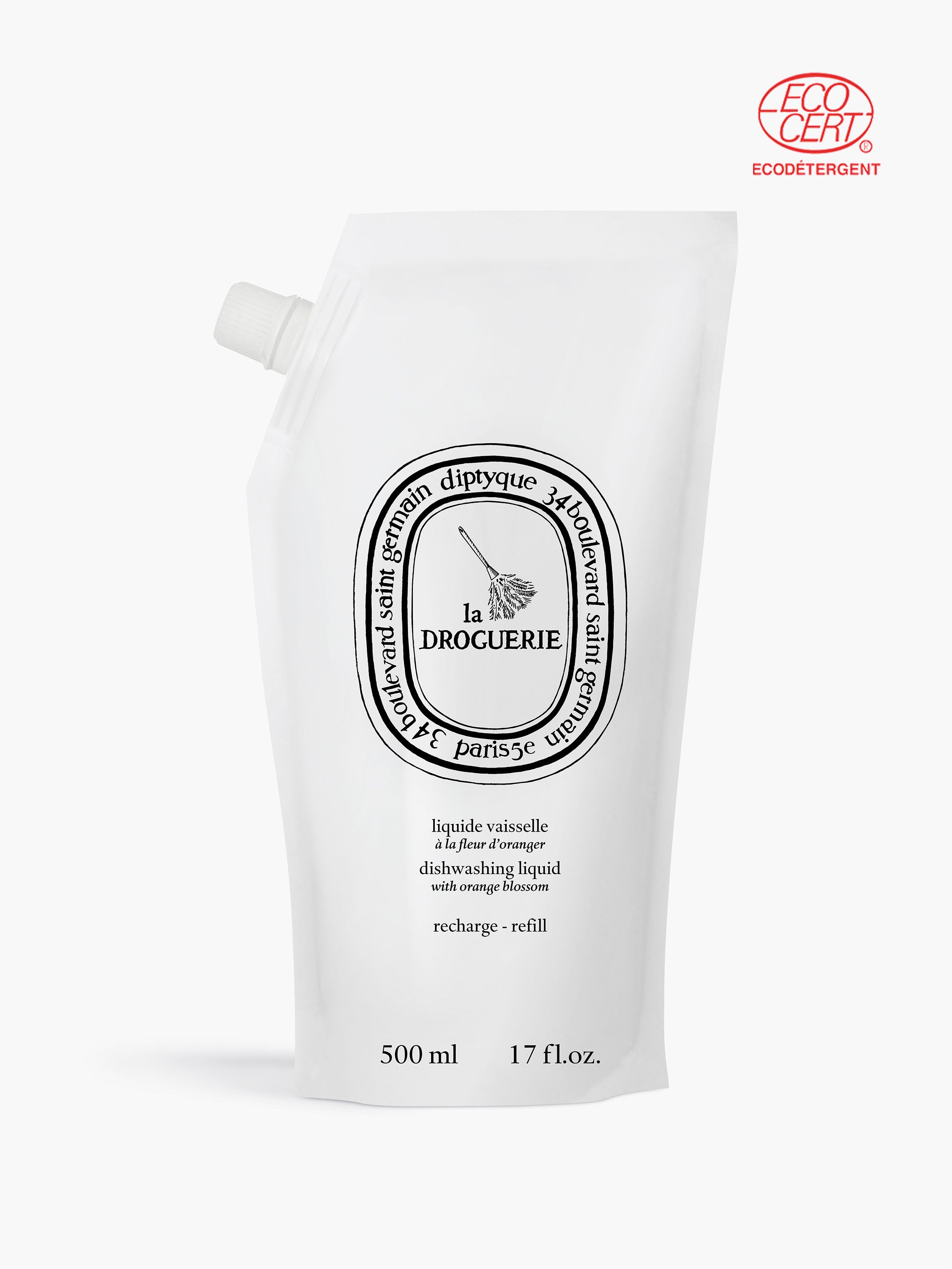 La Droguerie - Recharge pour liquide vaisselle à la fleur d'oranger