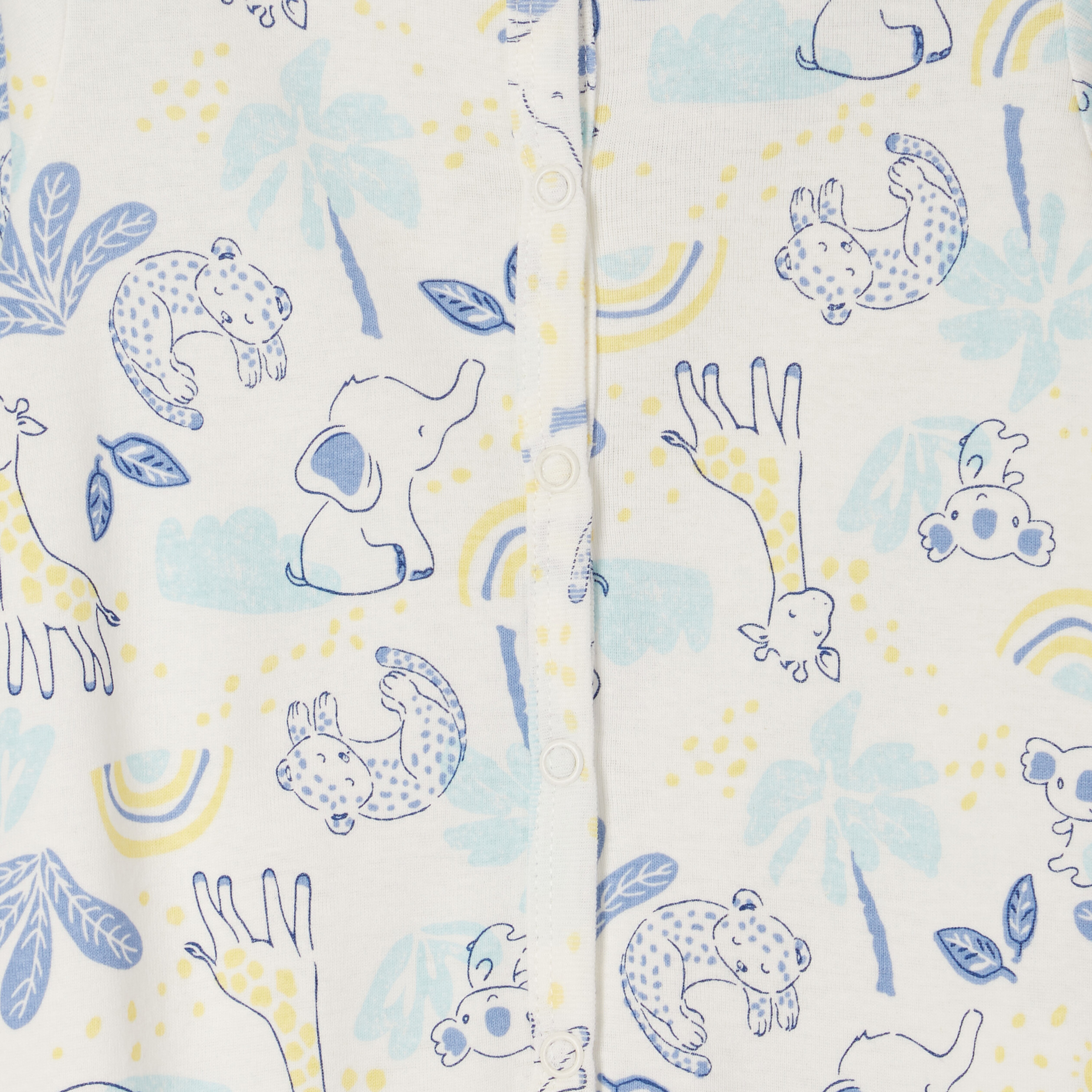 Pyjama Kimbaloo blanc bébé garçon | La Halle