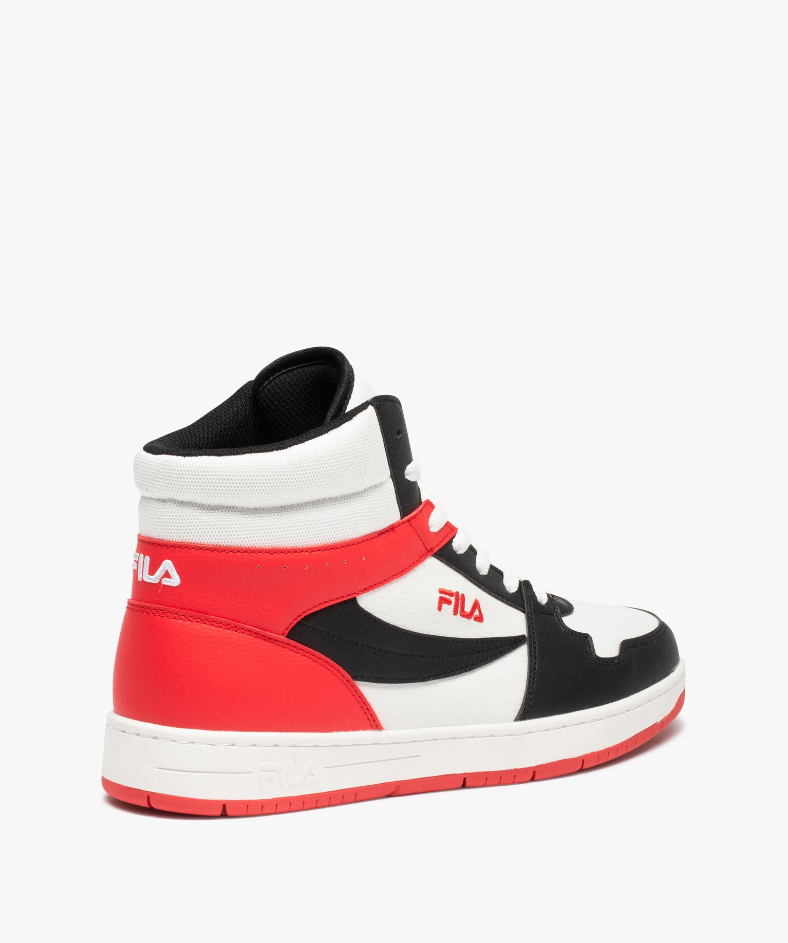 Baskets homme semi-montantes à lacets – Fila Danilo blanc | GEMO