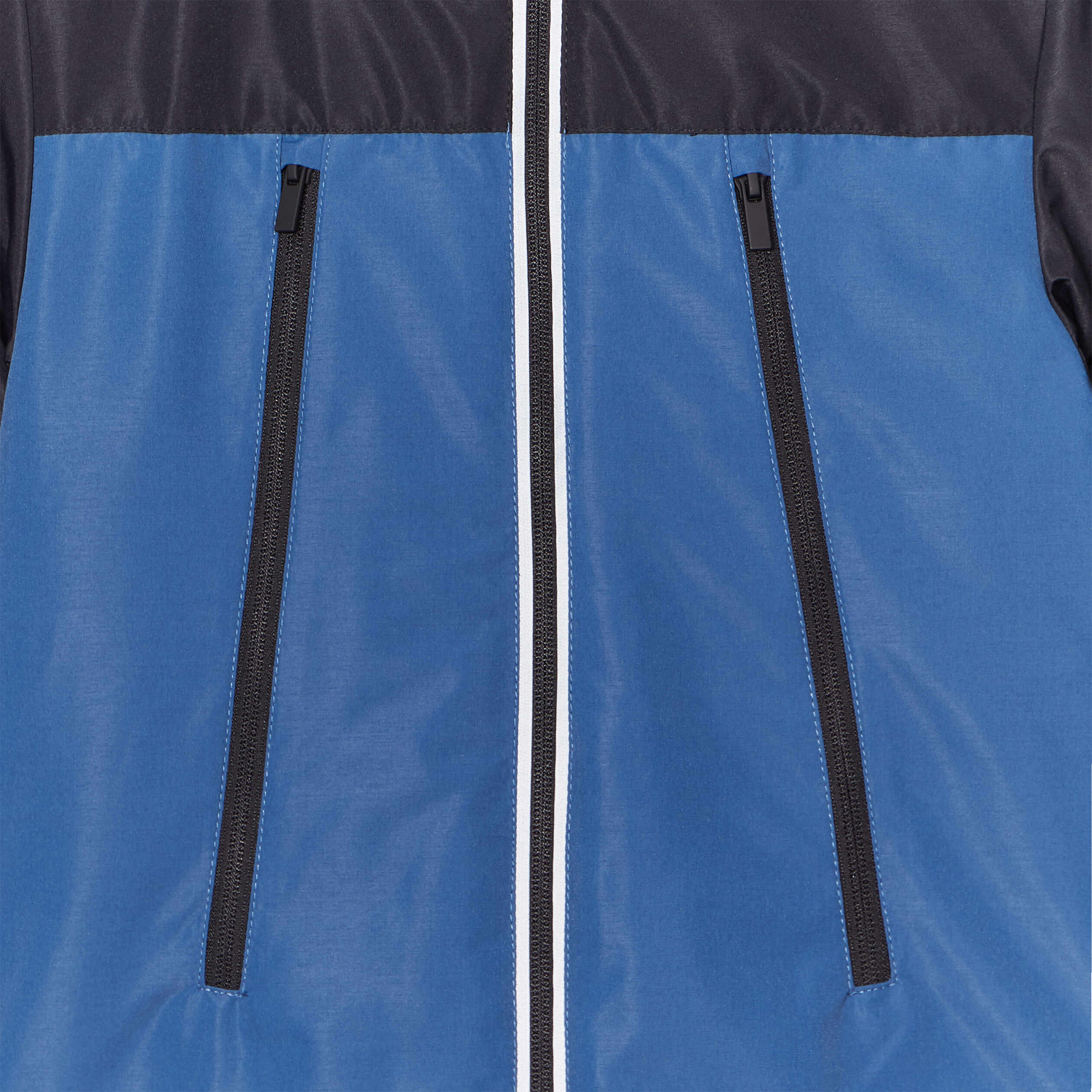 Manteau zippé à capuche bleu foncé garçon | La Halle