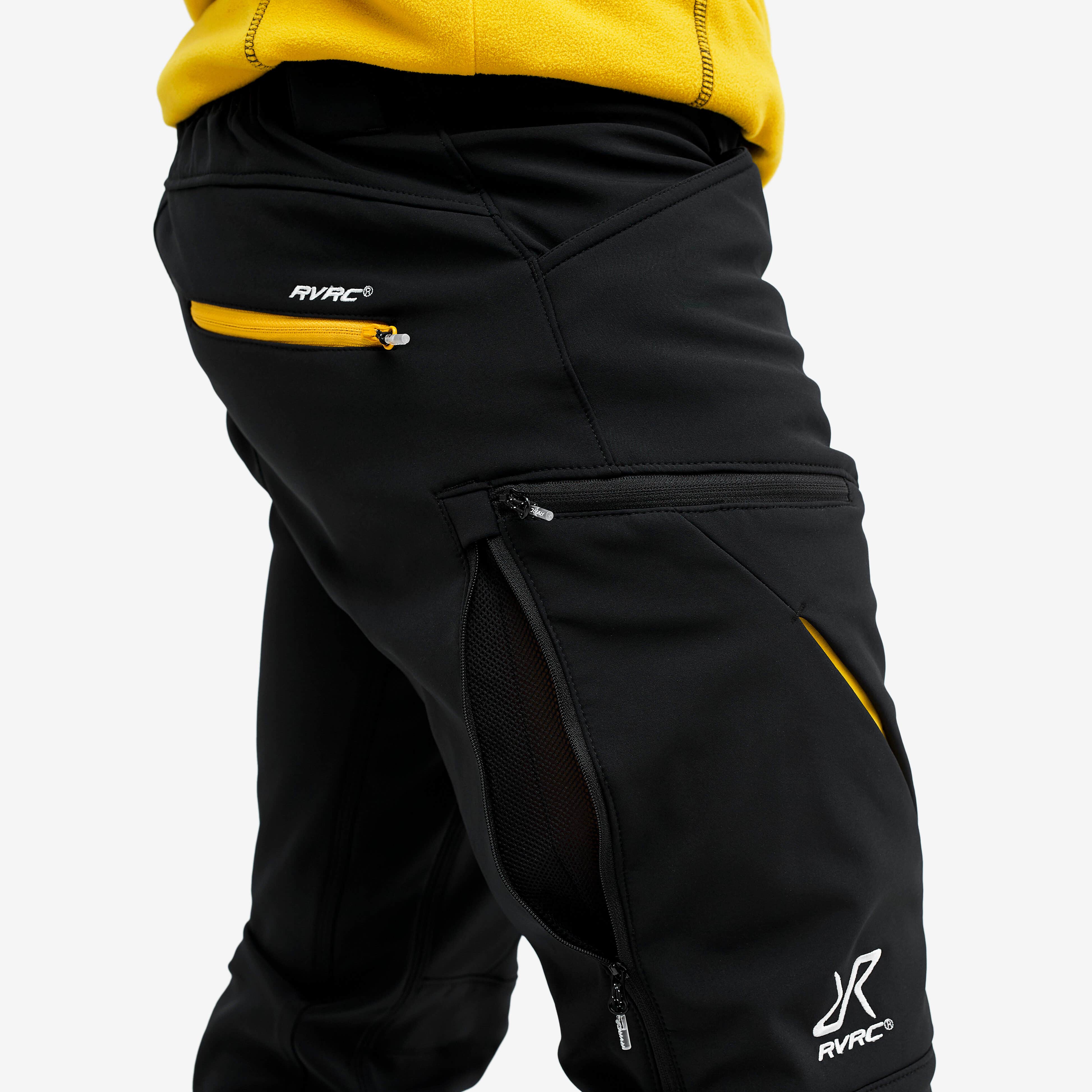 Hiball Pants Homme Black/Yellow