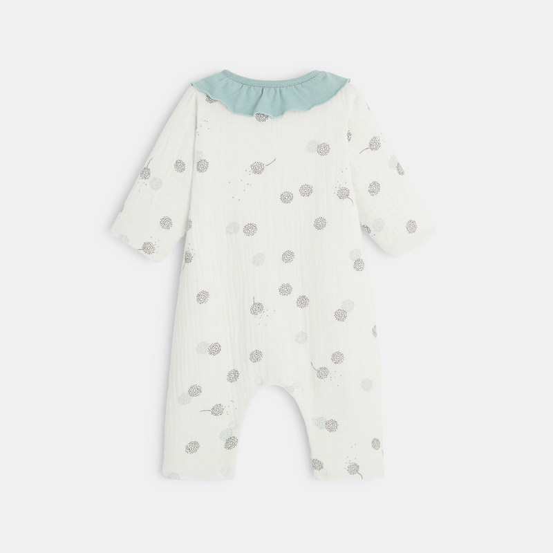 Combinaison bébé en tissu lange