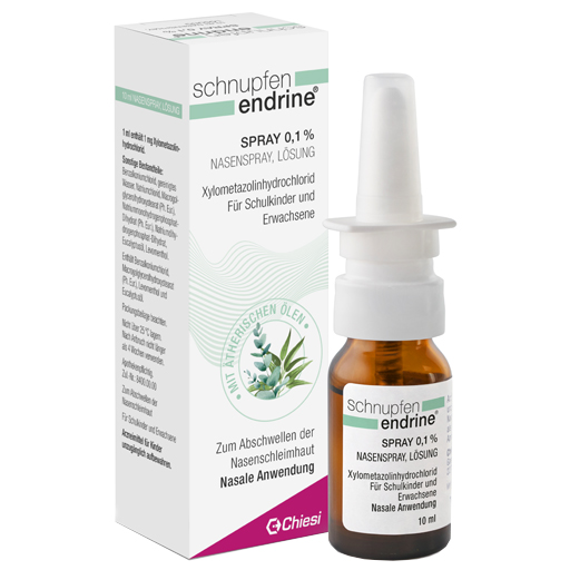 SCHNUPFEN ENDRINE 0,1% Nasenspray  10 ml  Nasenspray