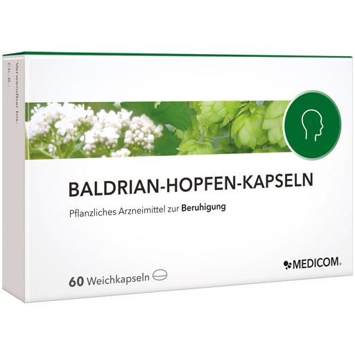BALDRIAN HOPFEN-Kapseln  60 St  Weichkapseln
