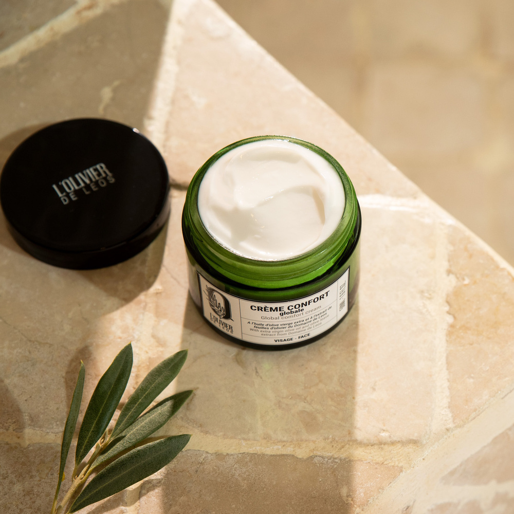 l'olivier de leos Crème Confort Globale Crème nourrissante et anti-âge pour le visage