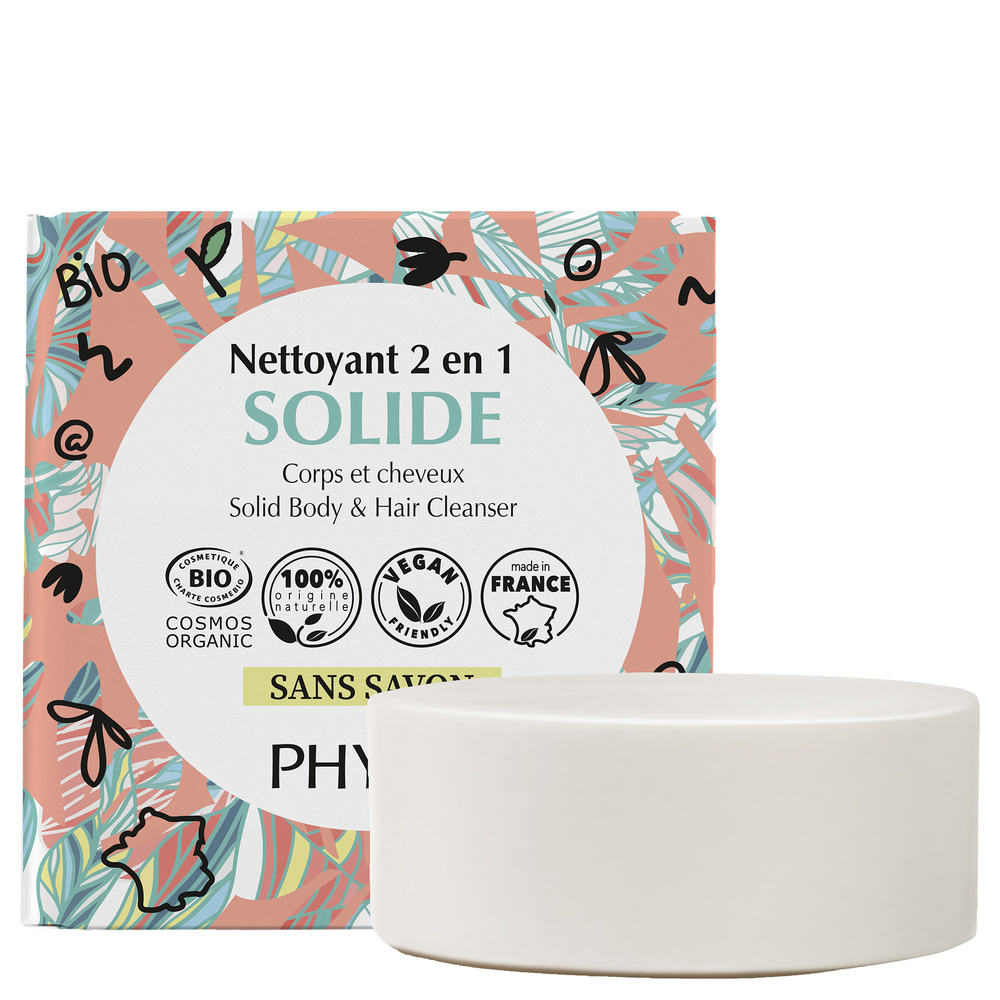 phyt's Nettoyant 2 en 1 SOLIDE Corps & cheveux Corps & cheveux