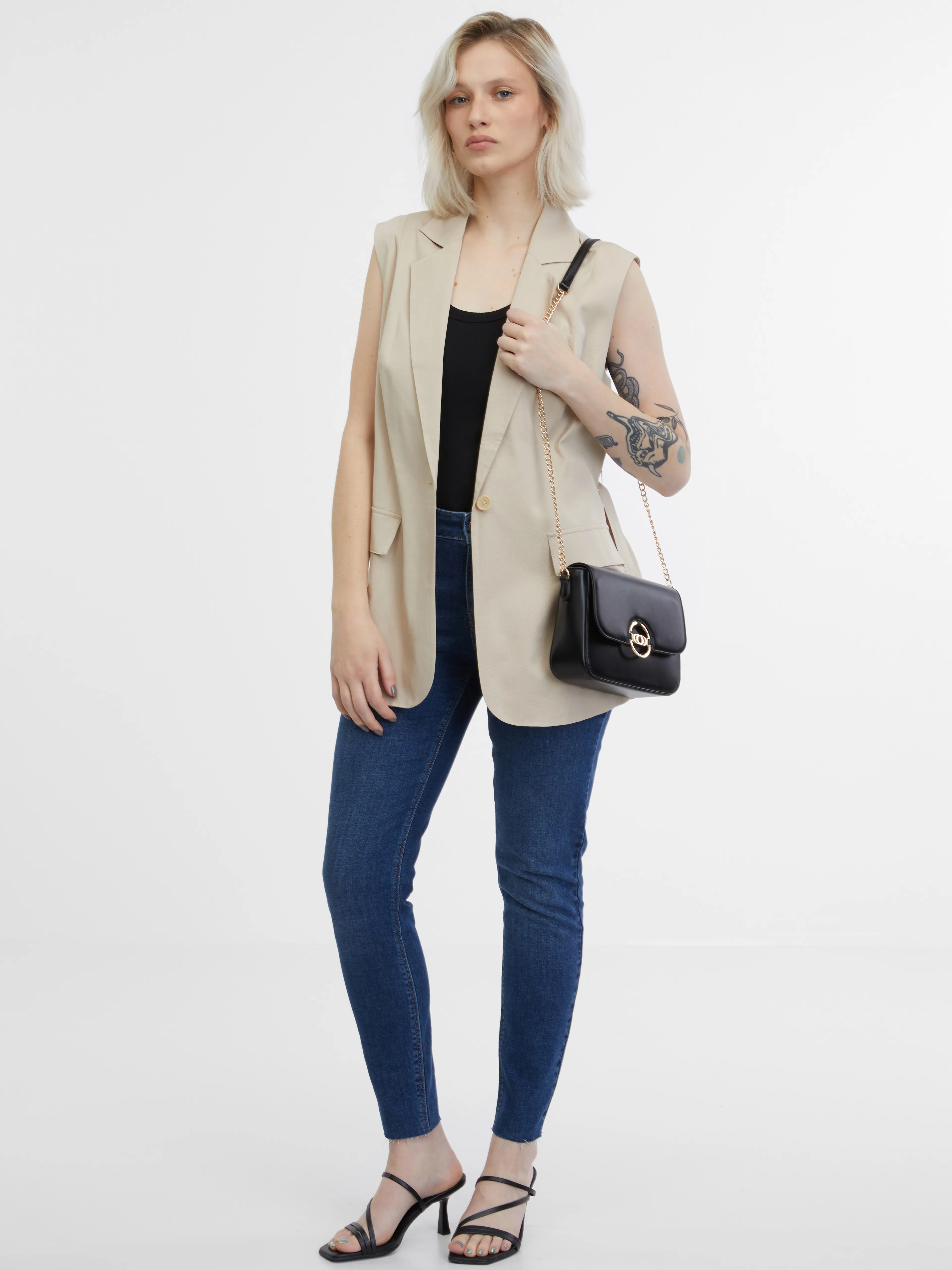 Beige Damen-Weste ORSAY