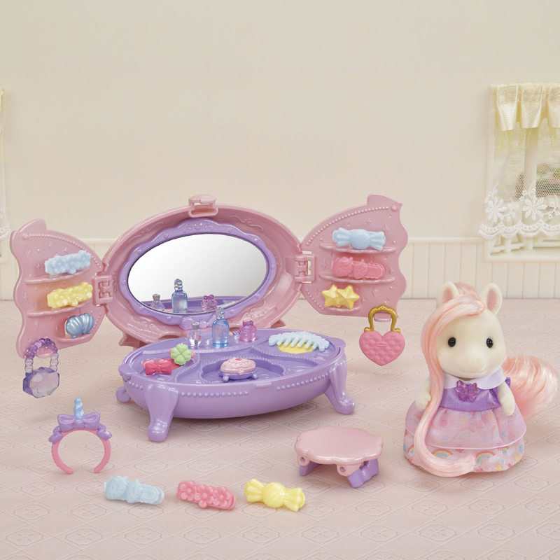 5704 La coiffeuse de la fille poney Sylvanian