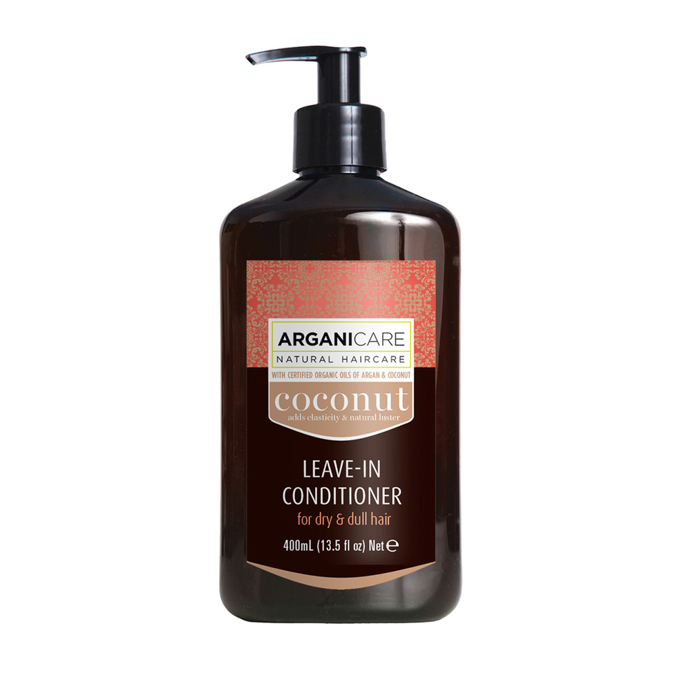 Arganicare Soin sans rinçage à l'huile de noix de c oco ultra nourrissante Pour cheveux très sec s , frisés, afros