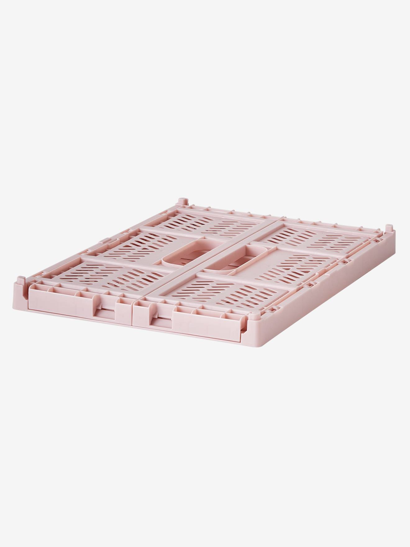 Caisse pliable (L) rose pâle