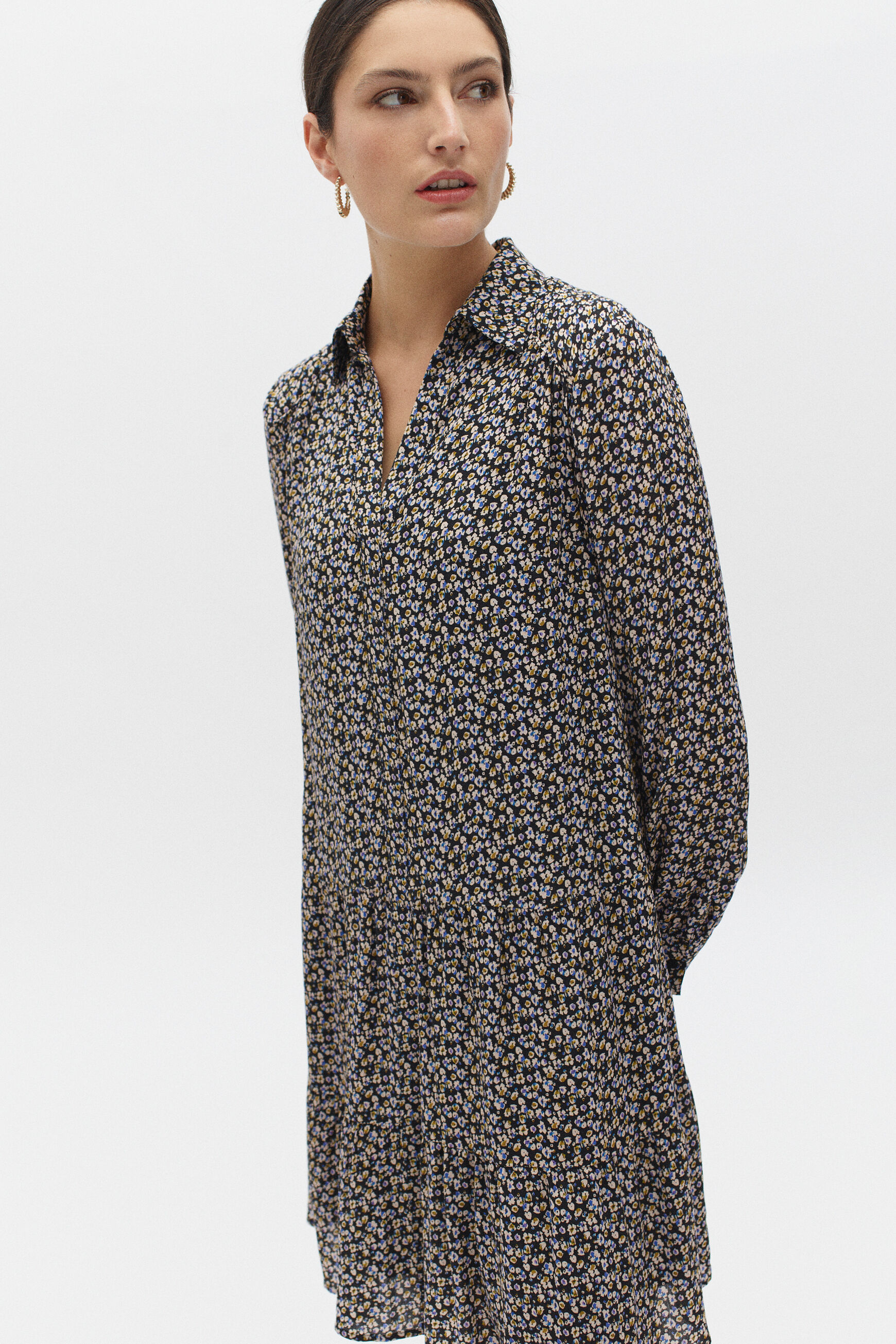 robe romy noir femme