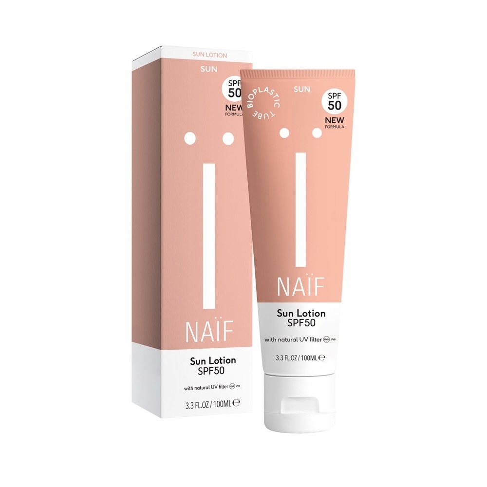 Naïf Natural Skincare Natural Sunscreen Lotion SPF50 100ml Suncare