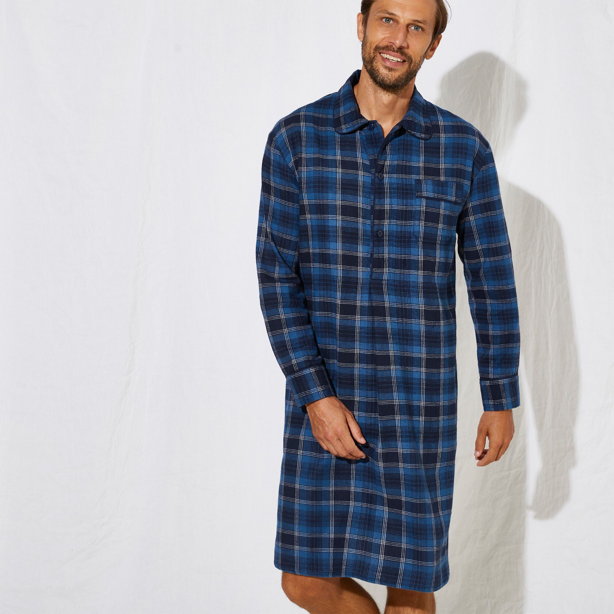 Liquette pyjama pilou carreaux