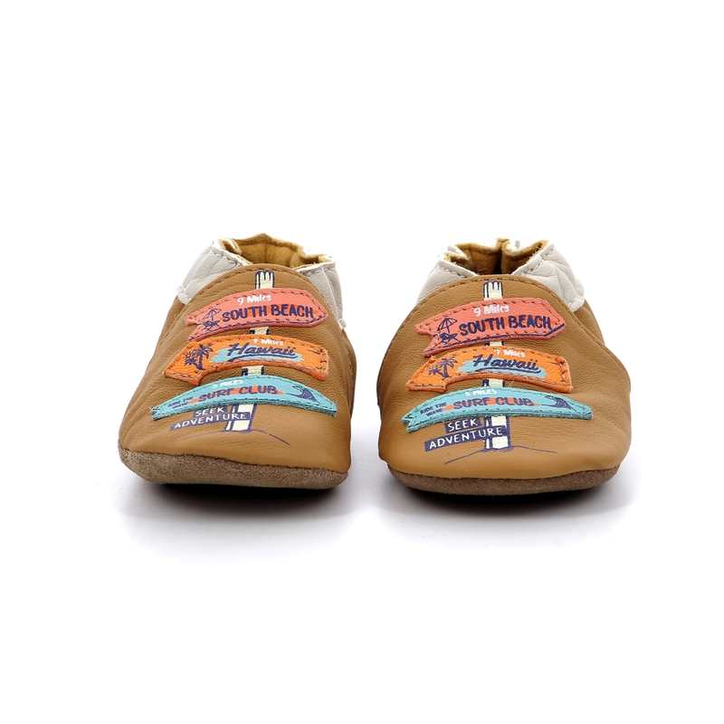 Chaussons cuir tannage vegetal Seek Adventure