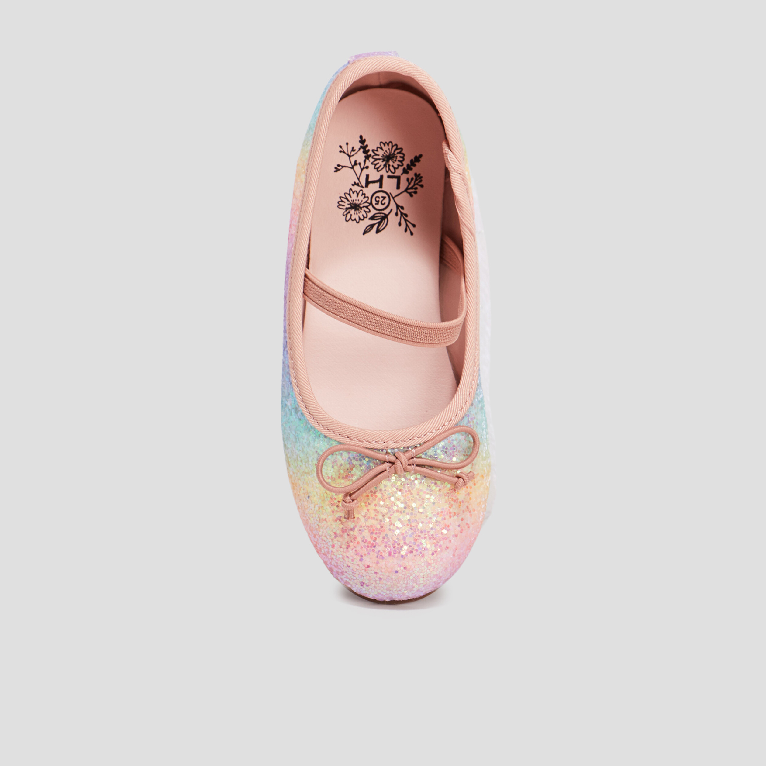 Ballerines à paillettes multicolore fille | La Halle