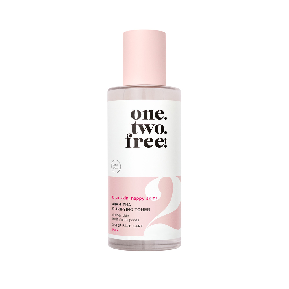 one.two.free! AHA + PHA Clarifying Toner Tonique Visage