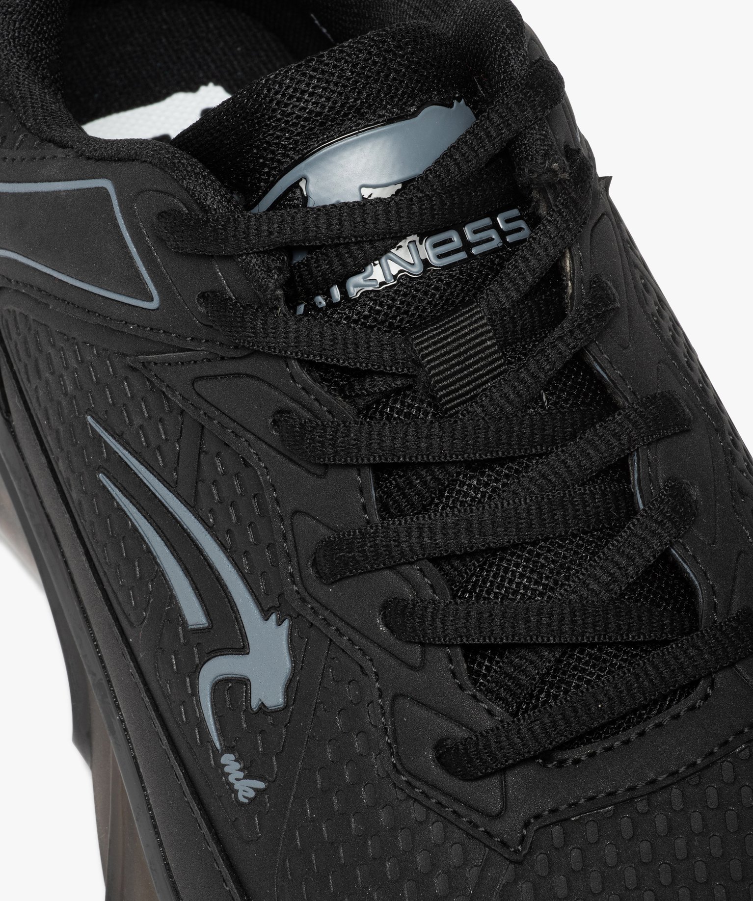 Baskets homme running dessus mat uni - Airness noir | GEMO