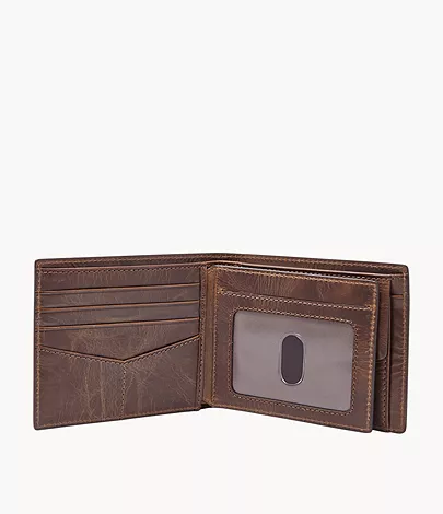Fossil Bifold Derrick RFID Münzfach groß