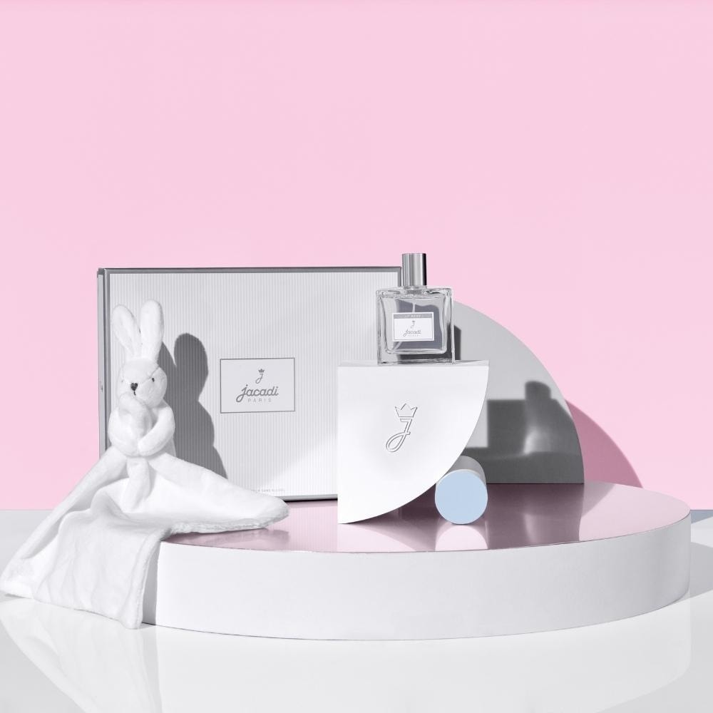 jacadi Le Coffret Le Bébé Eau de Senteur Sans alcool + Doudou Jacadi