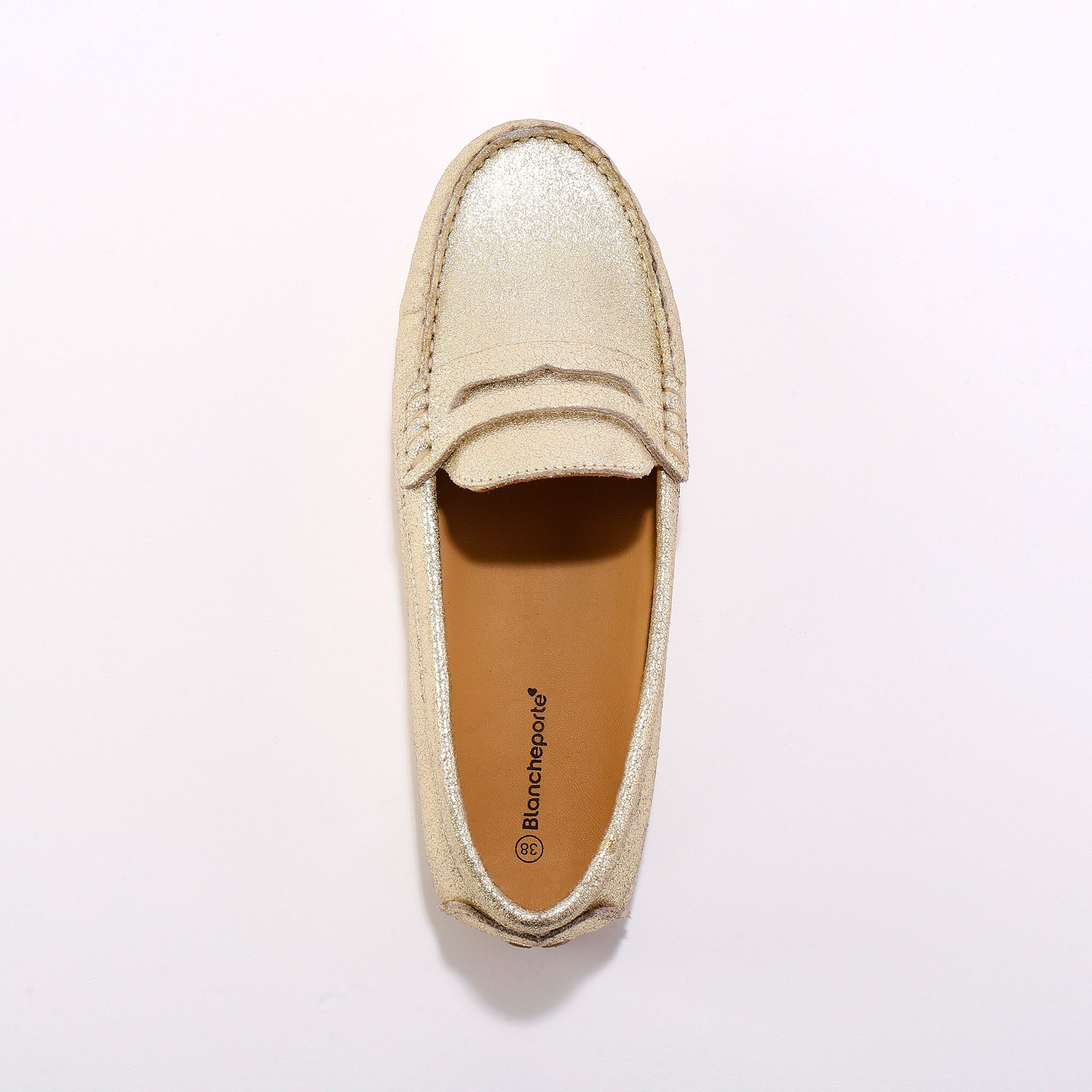 Mocassins en cuir lisse