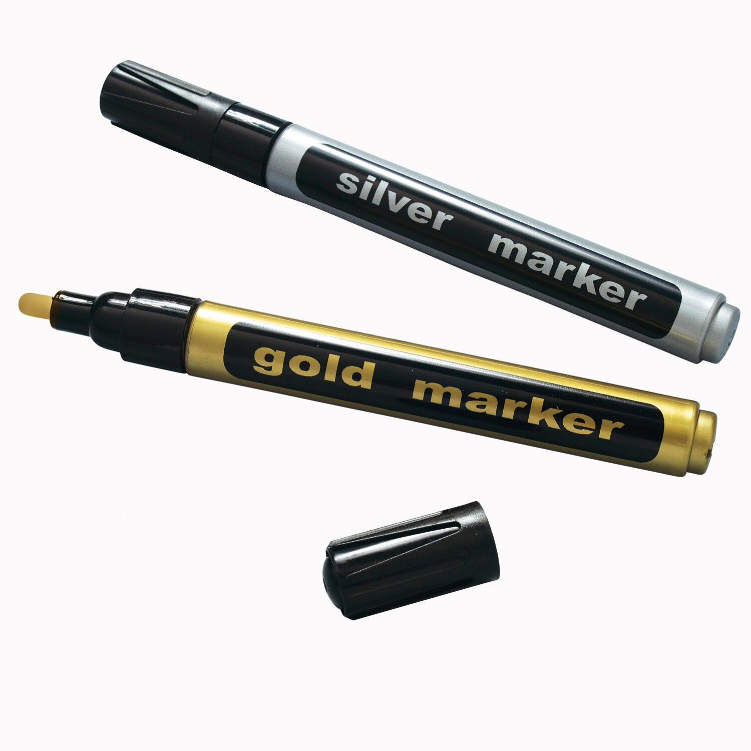 Marqueur coloris or, argent