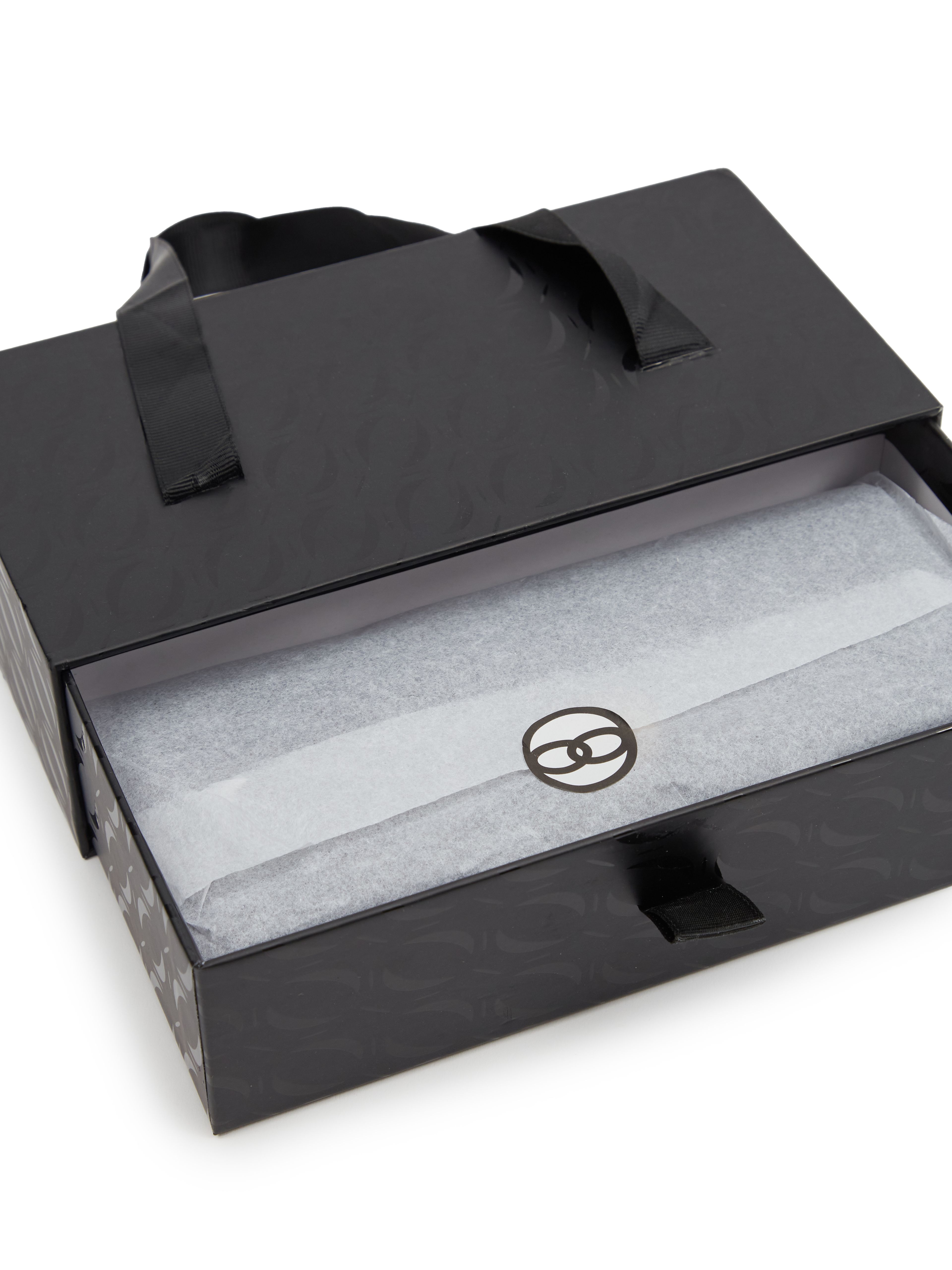 Schwarze Damengeldbörse in Geschenkbox ORSAY