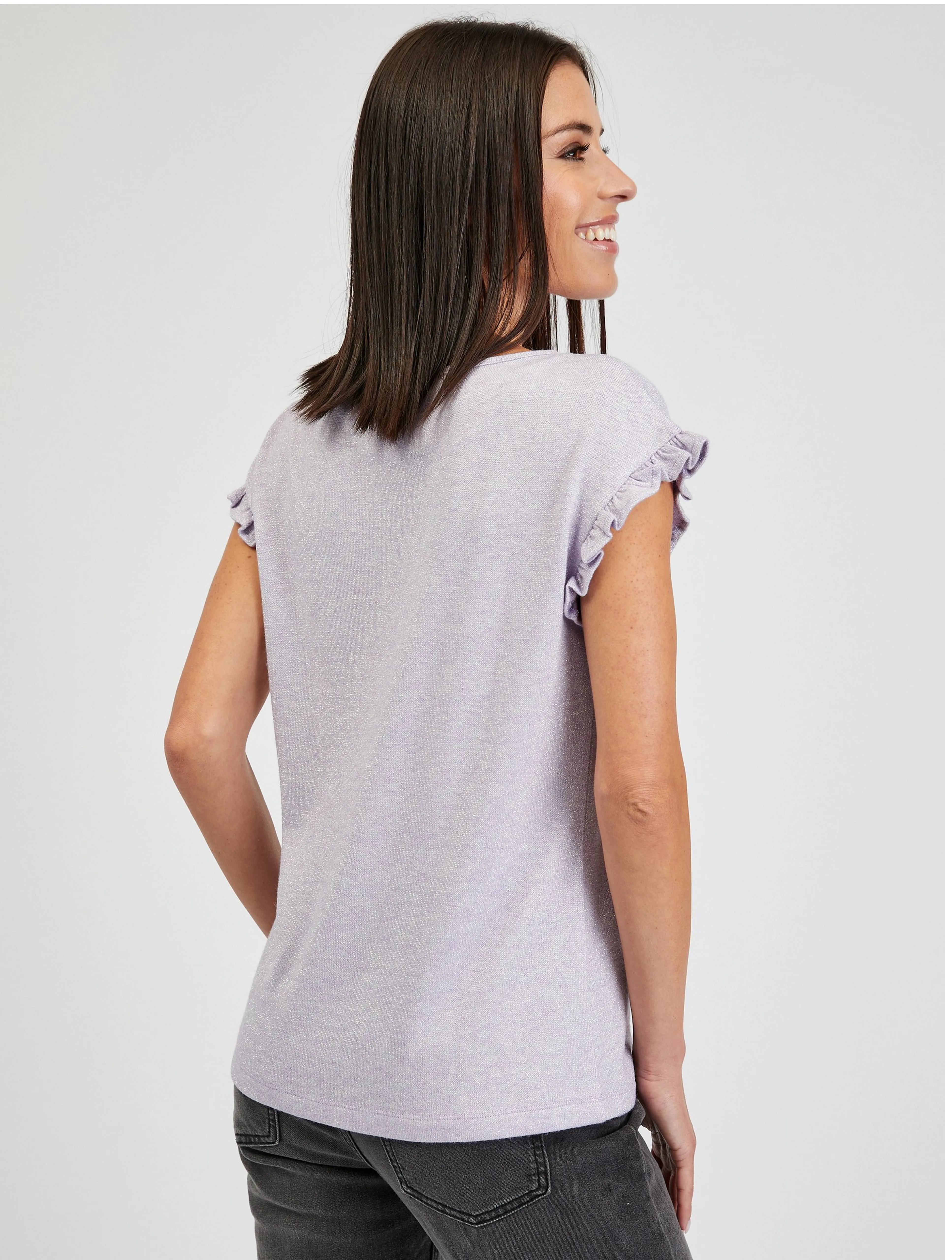 Hellviolettes Damen-T-Shirt ORSAY