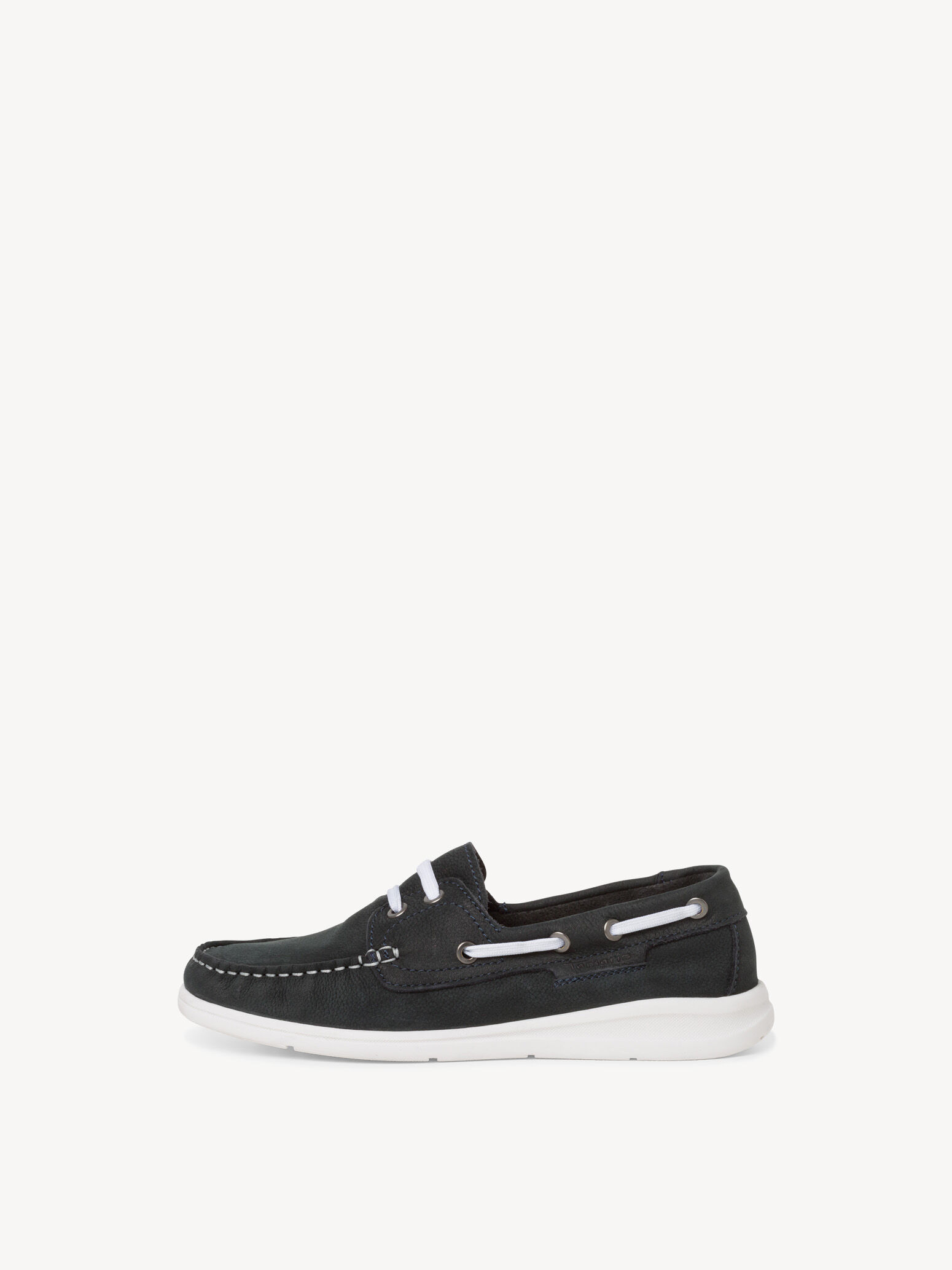 Mocassin en cuir - bleu
