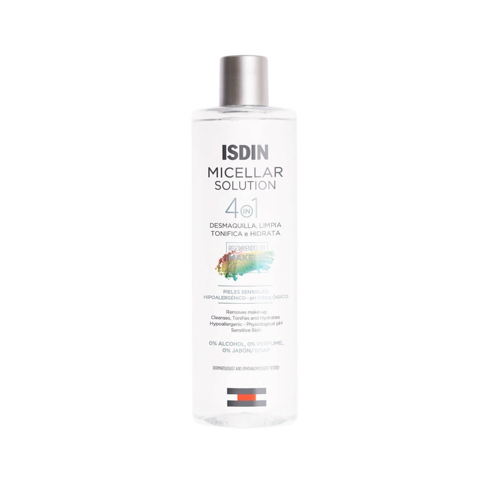 isdin Micellar Solution Eau micellaire nettoyante et hydratantepour tous types de peaux