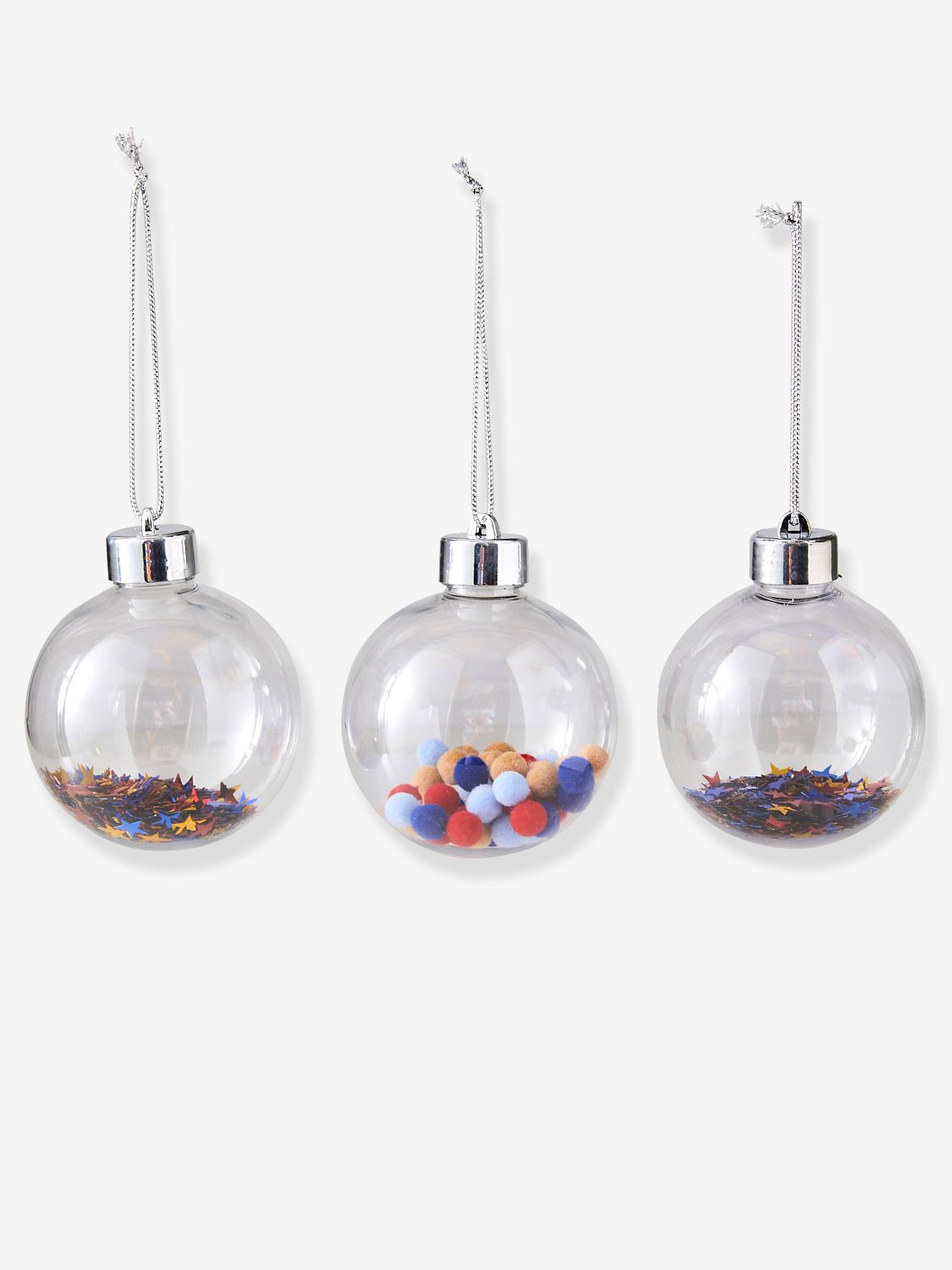 Les 3 boules de Noël rouge