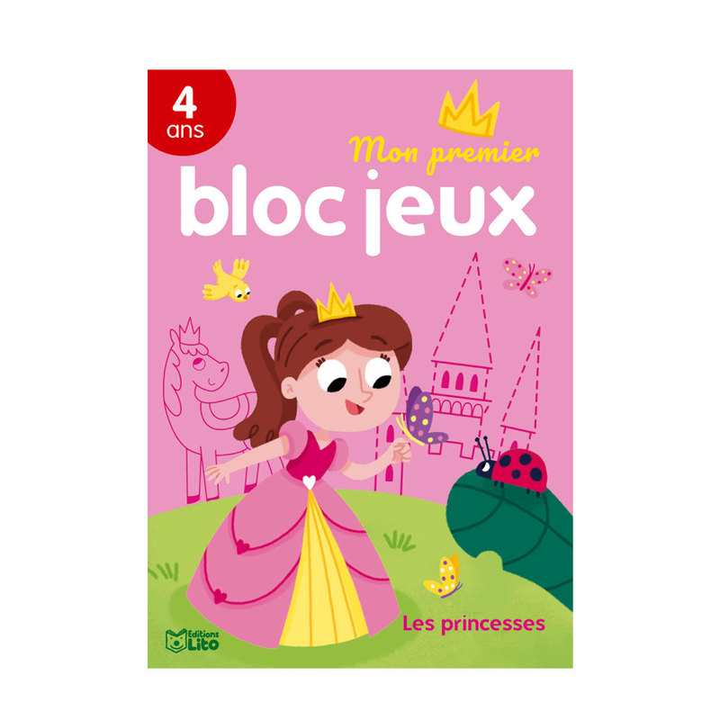 Livre Mon premier bloc jeux les princesses - Lito