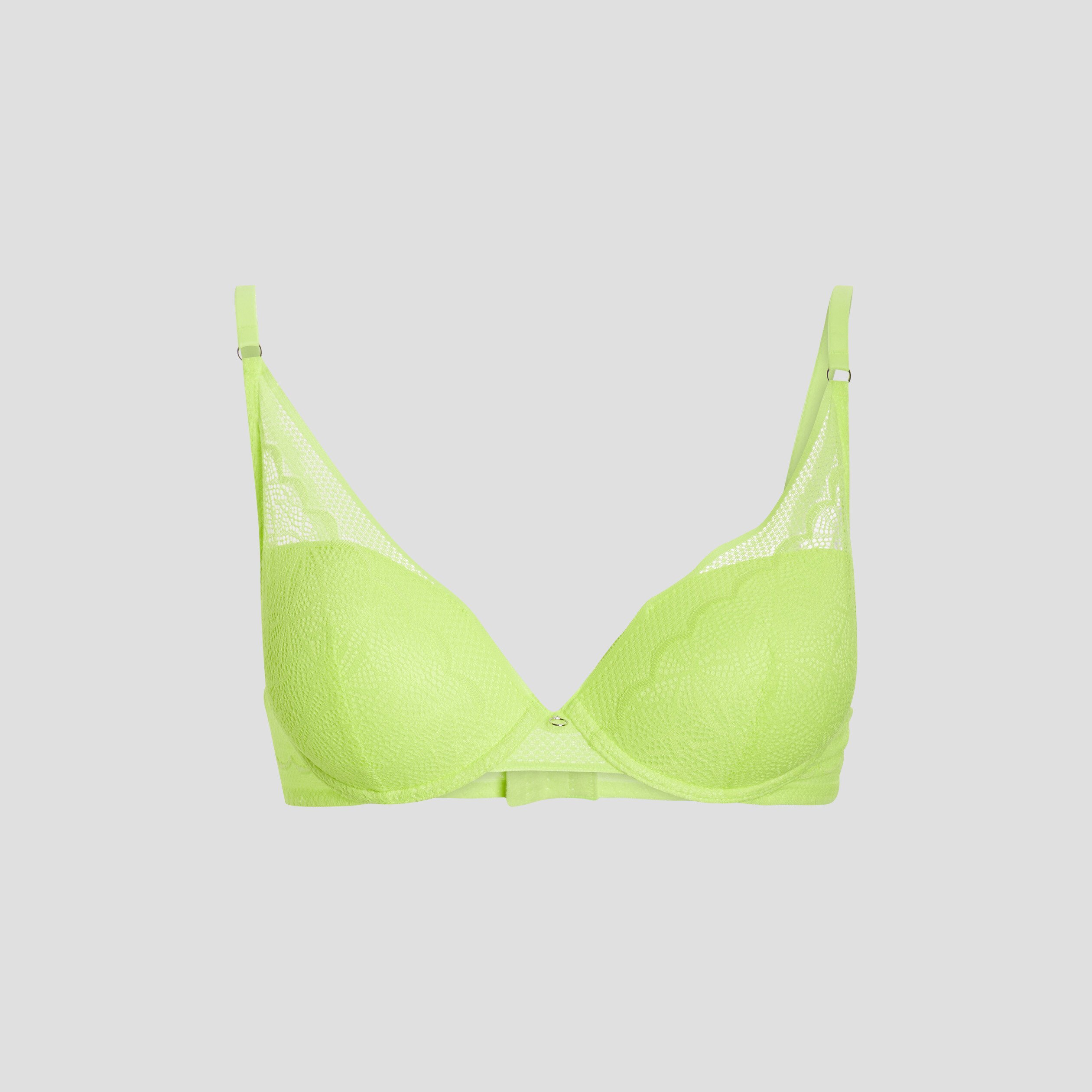Soutien-gorge plunge jaune fluo femme | La Halle