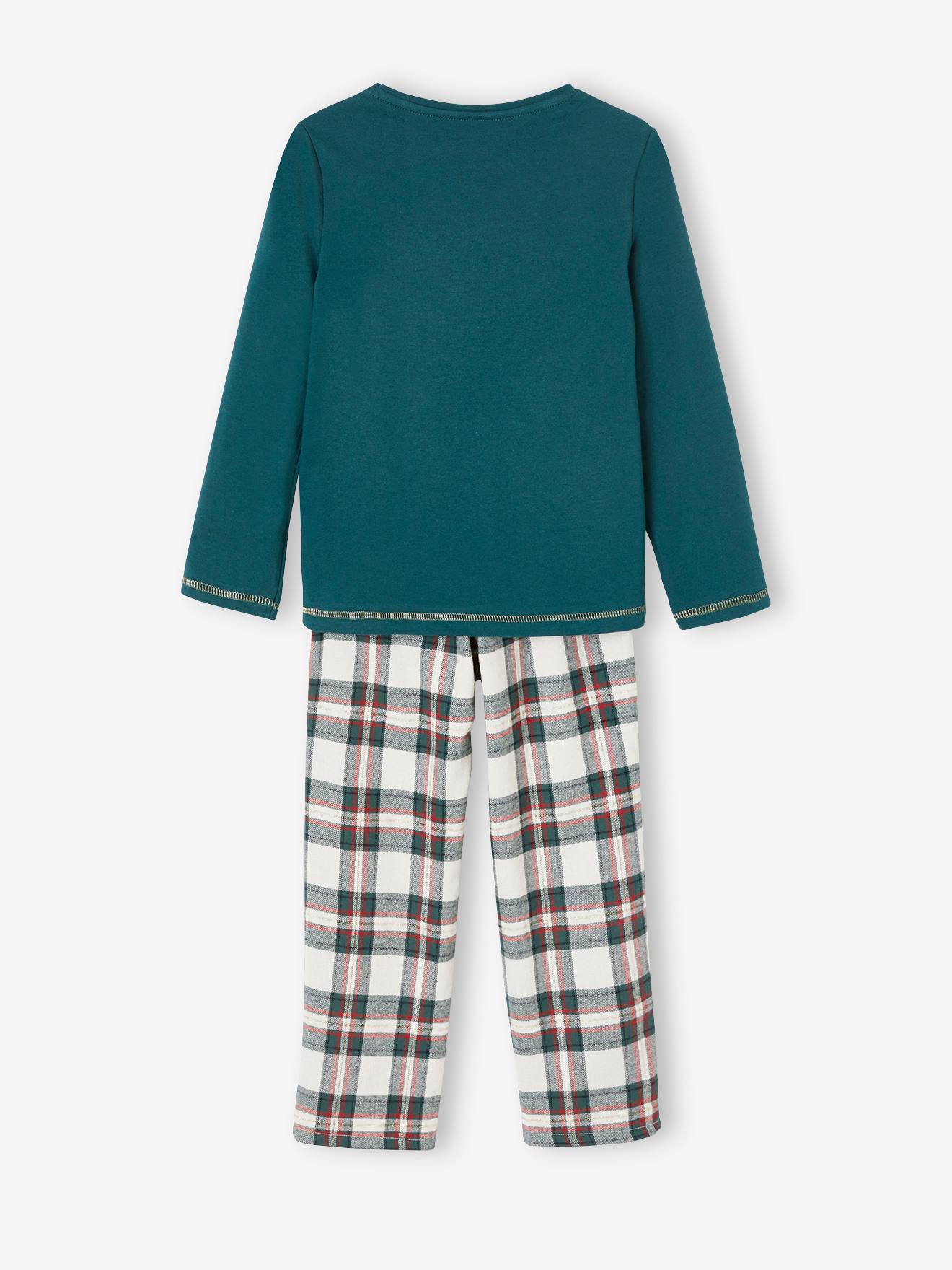 Coffret Noël pyjama + chaussettes fille vert sapin