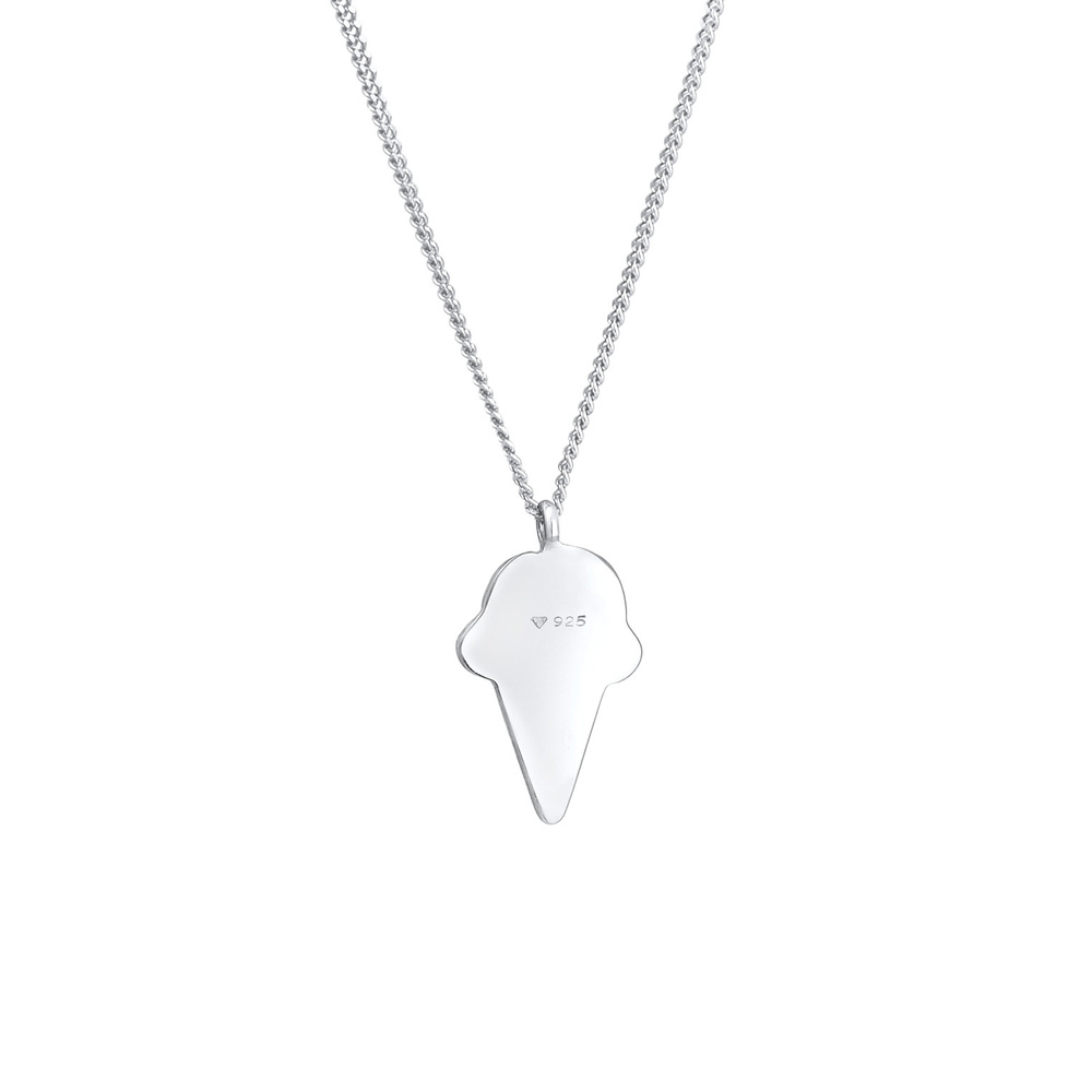 Elli Elli Collier Kinder Eis Sweet Emaille 925 Silber collier
