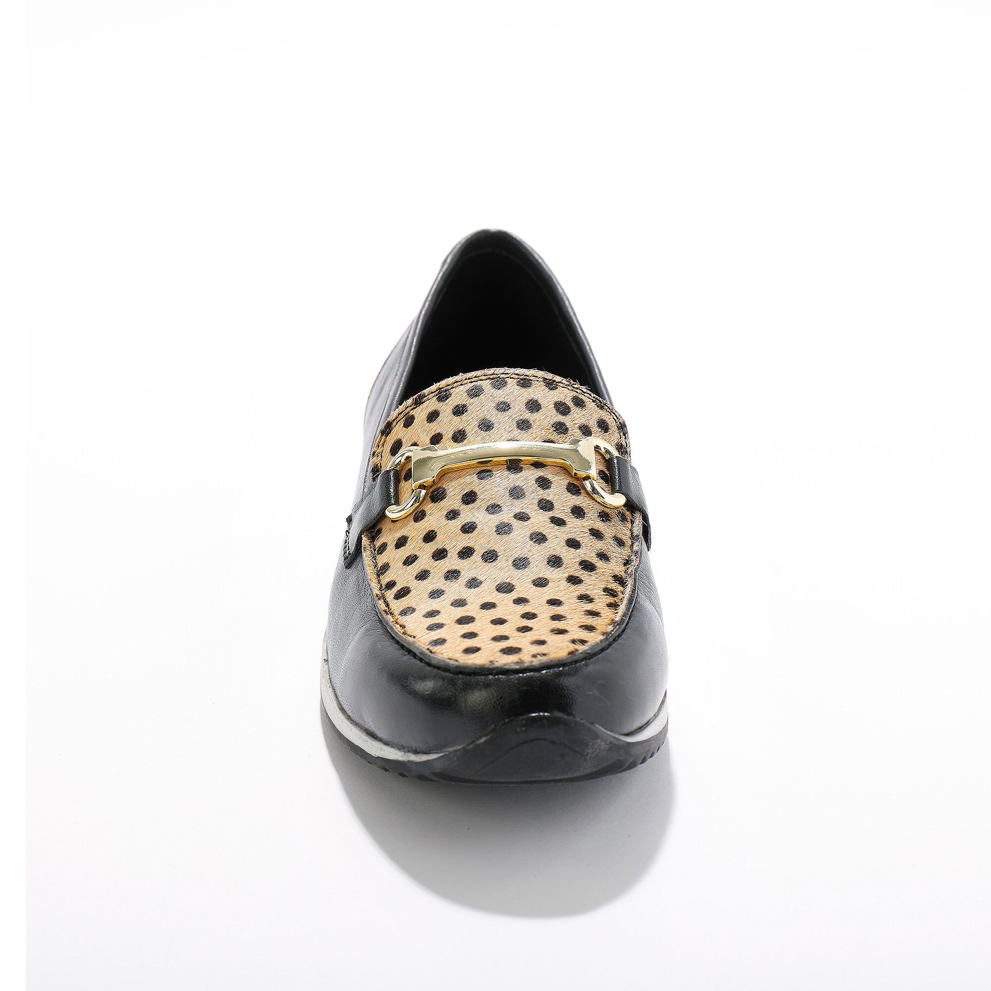 Mocassins compensés cuir souple largeur confort