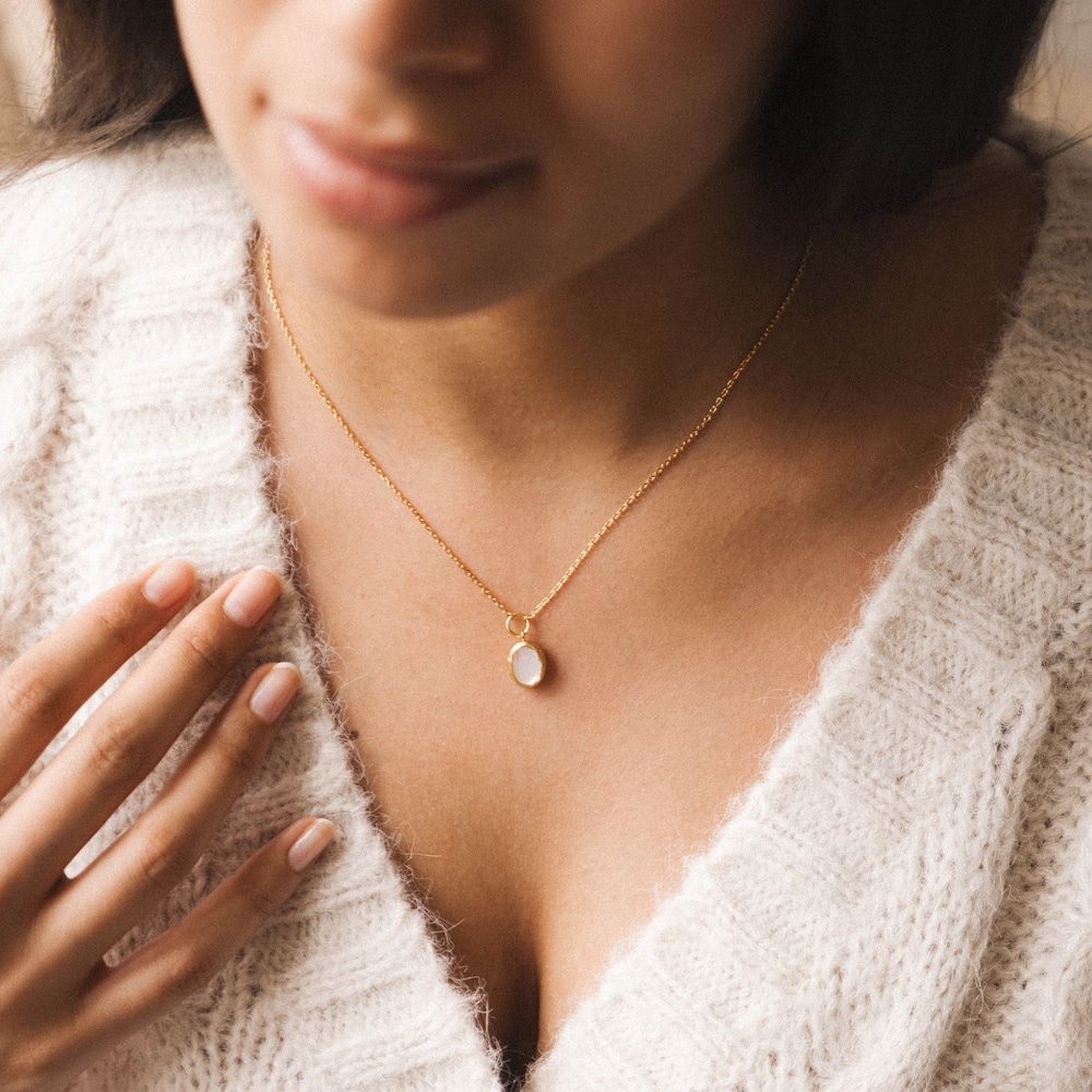 my jolie candle Bougie collier nacre Bougie