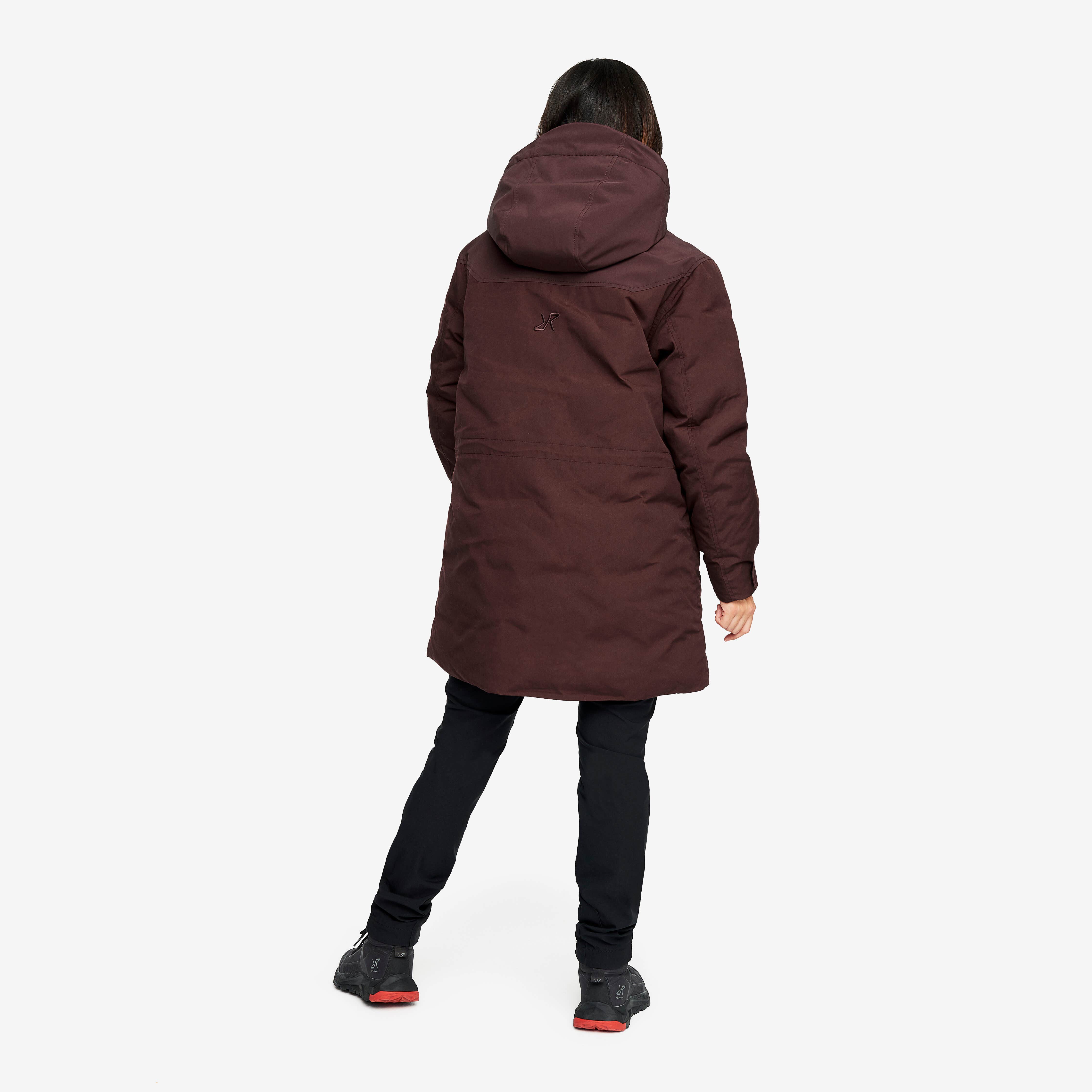Outdoor Parka Femme Dark Vintage Rose