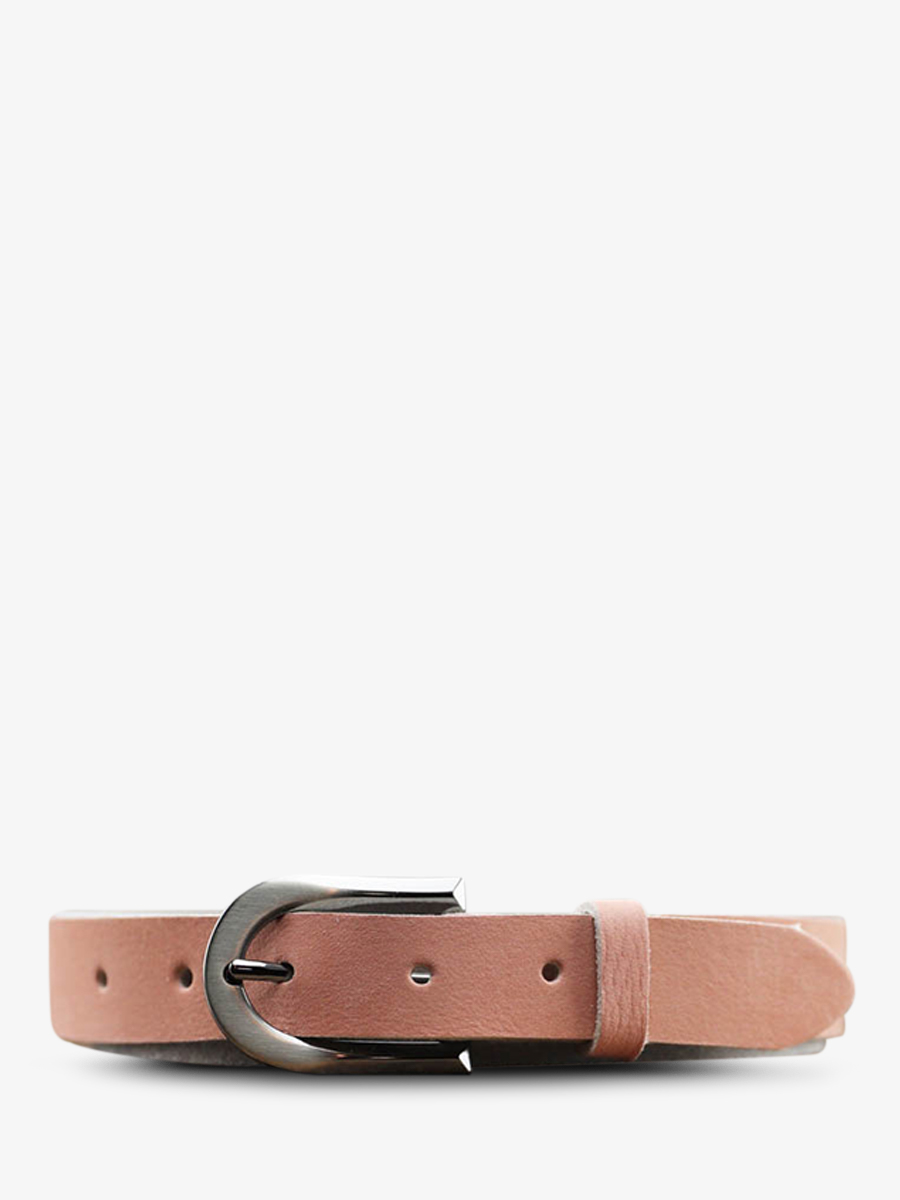 LaCeinture Magnifique Nubuck - 25mm - Rose Poudré