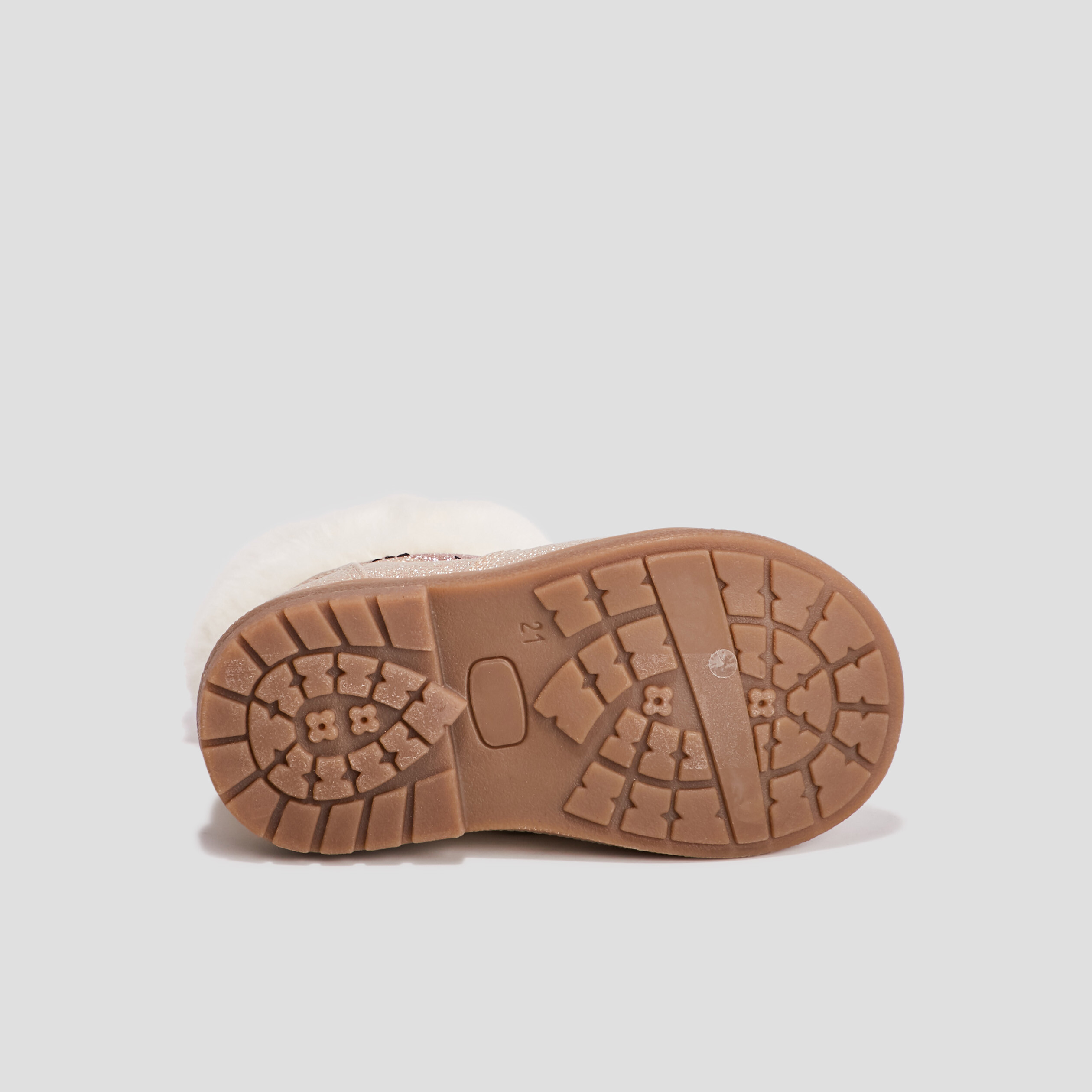 Bottines irisées détail oiseau rose bébé fille | La Halle