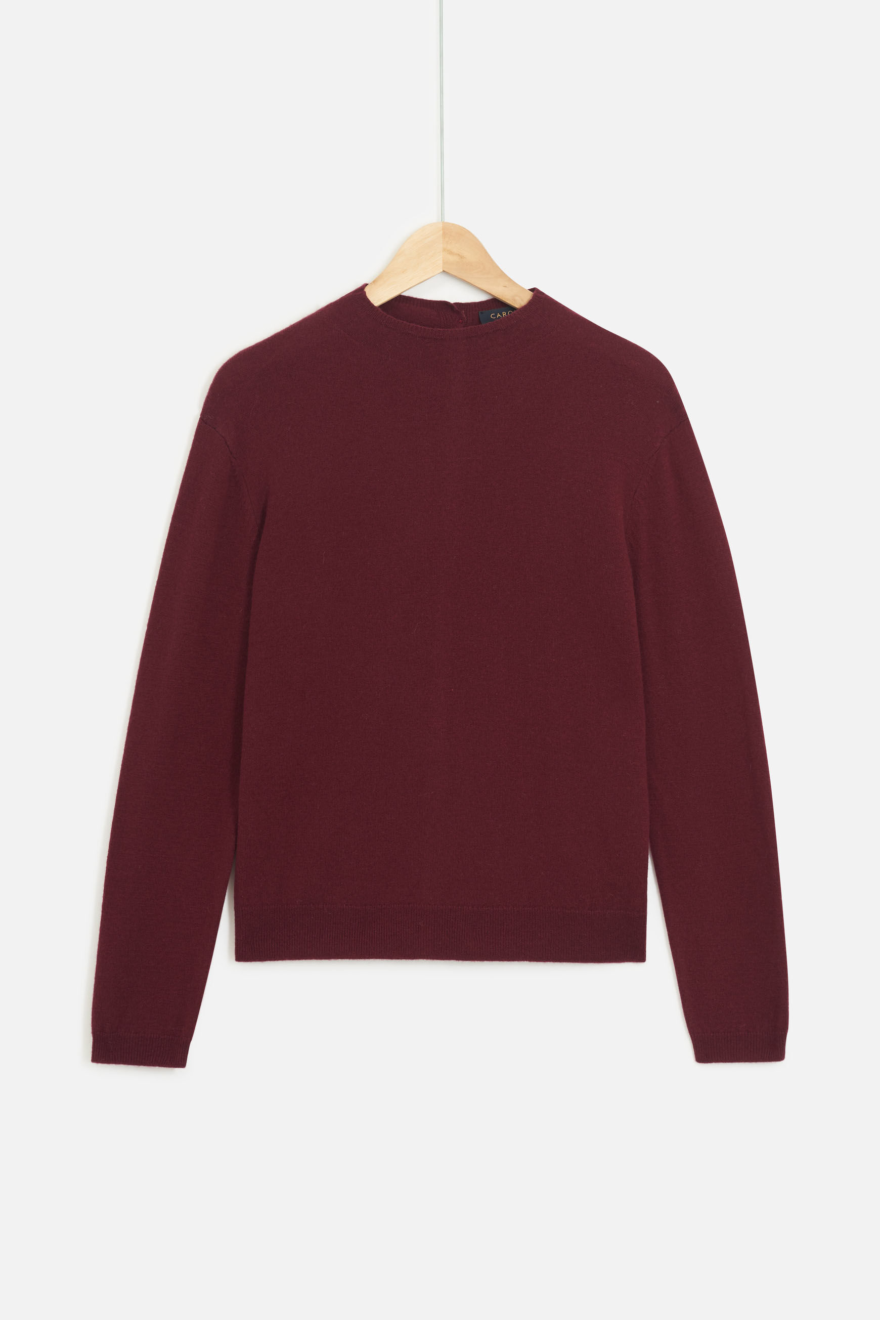 pull vera 100% laine bordeaux femme