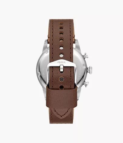 Fossil Uhr Chronograph Sport Tourer Leder braun