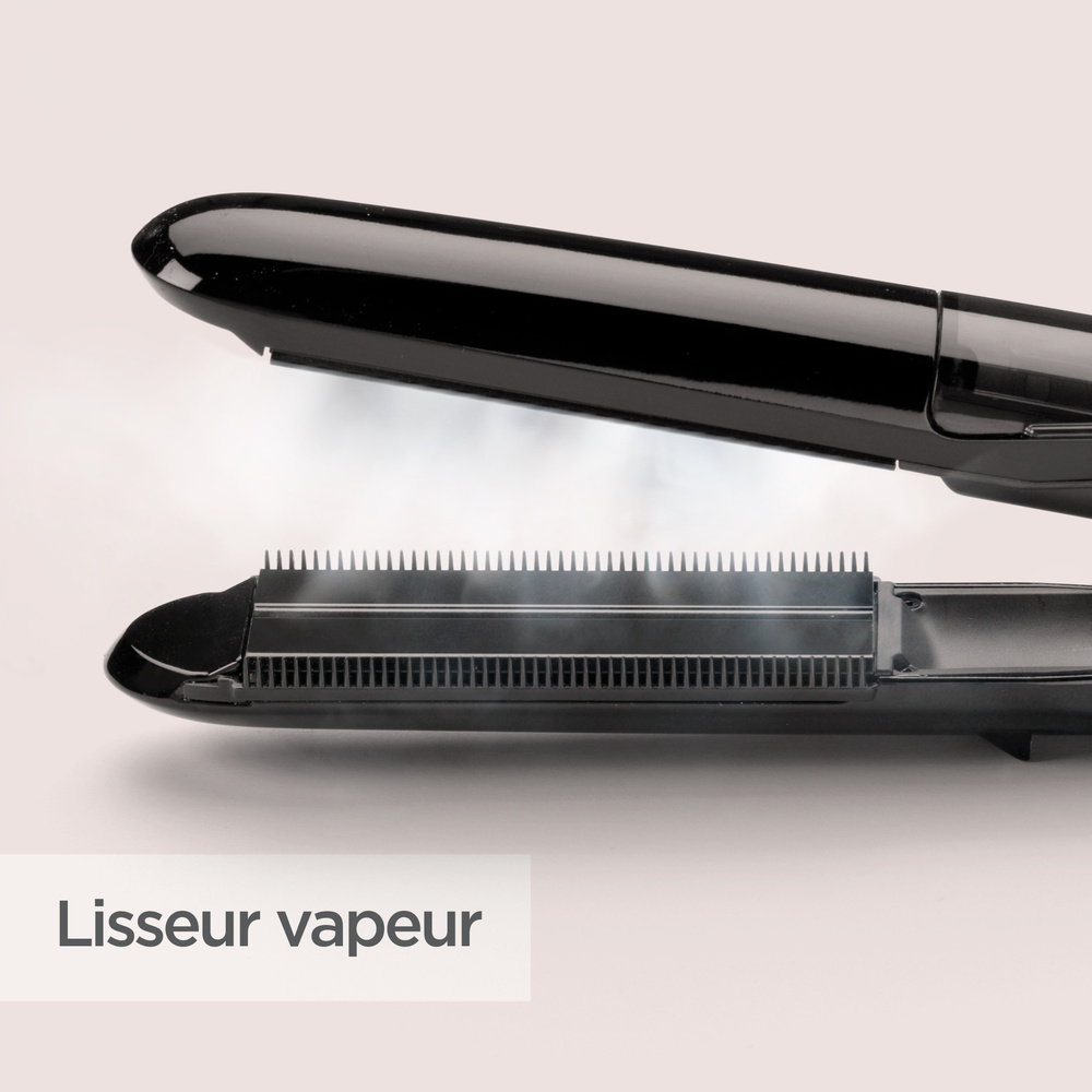 babyliss BaByliss  - ST492E - Lisseur vapeur Steam Straight avec Technologie Brillance LISSEUR