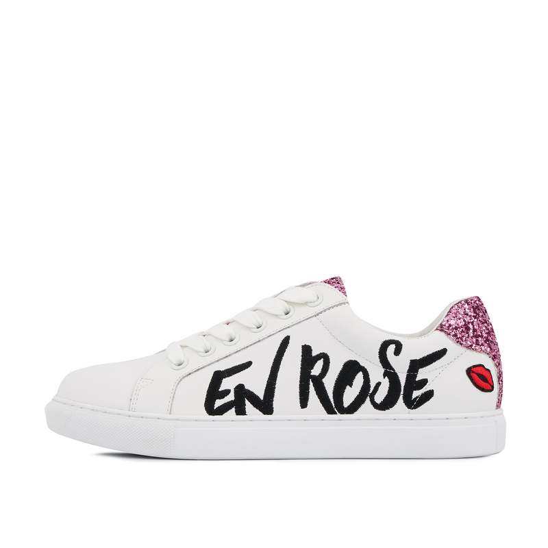 Baskets en cuir Simone la vie en rose
