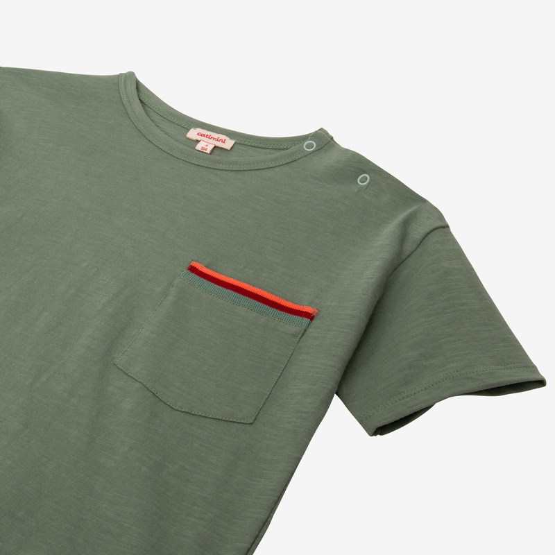 T-shirt bébé garçon vert Catimini