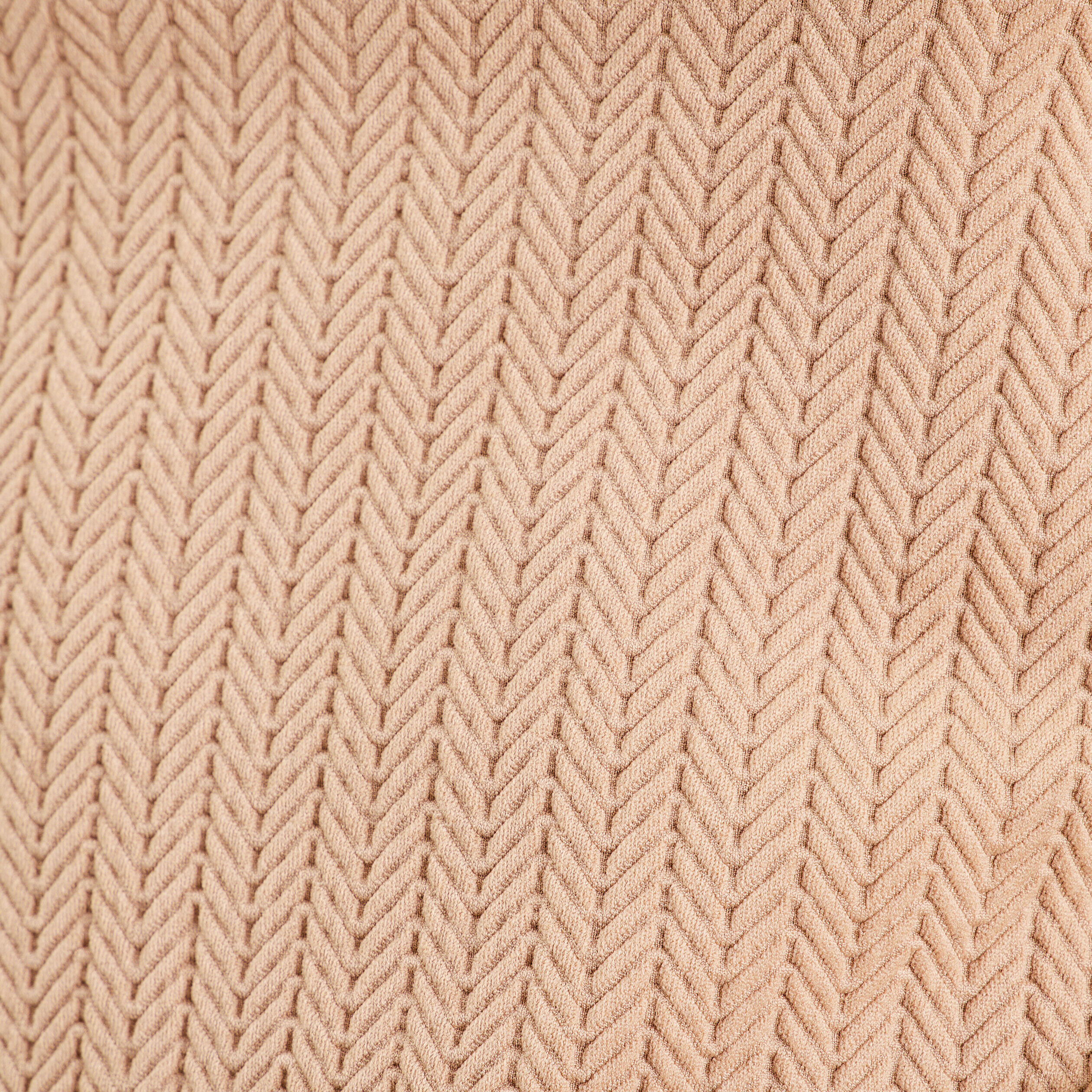 T-shirt côtelé col montant beige femme | Cache Cache