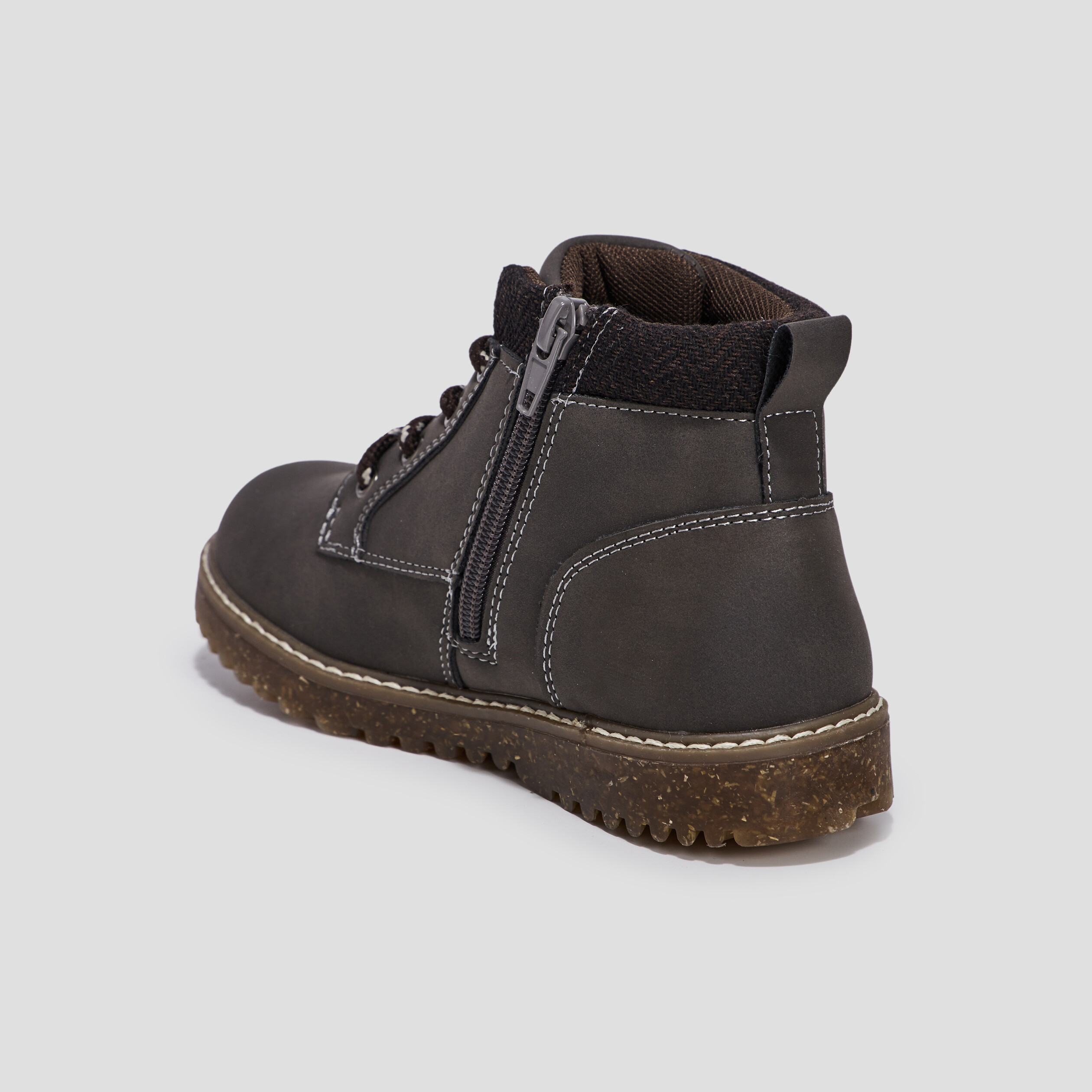 Bottines à lacets marron garçon | La Halle