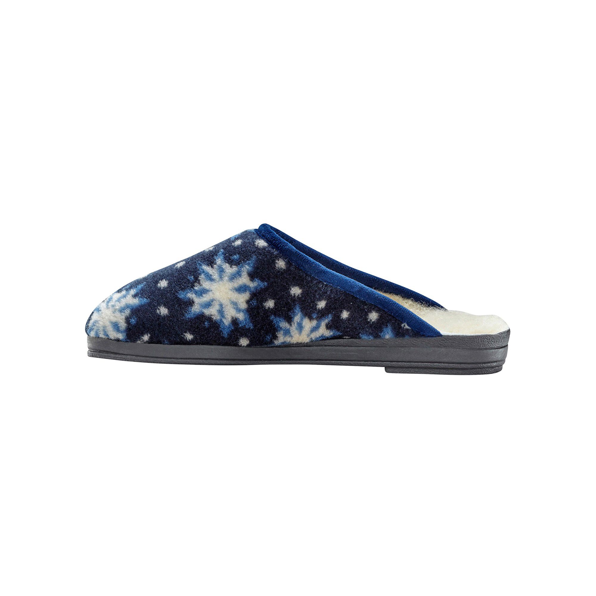 Chaussons mules flocon