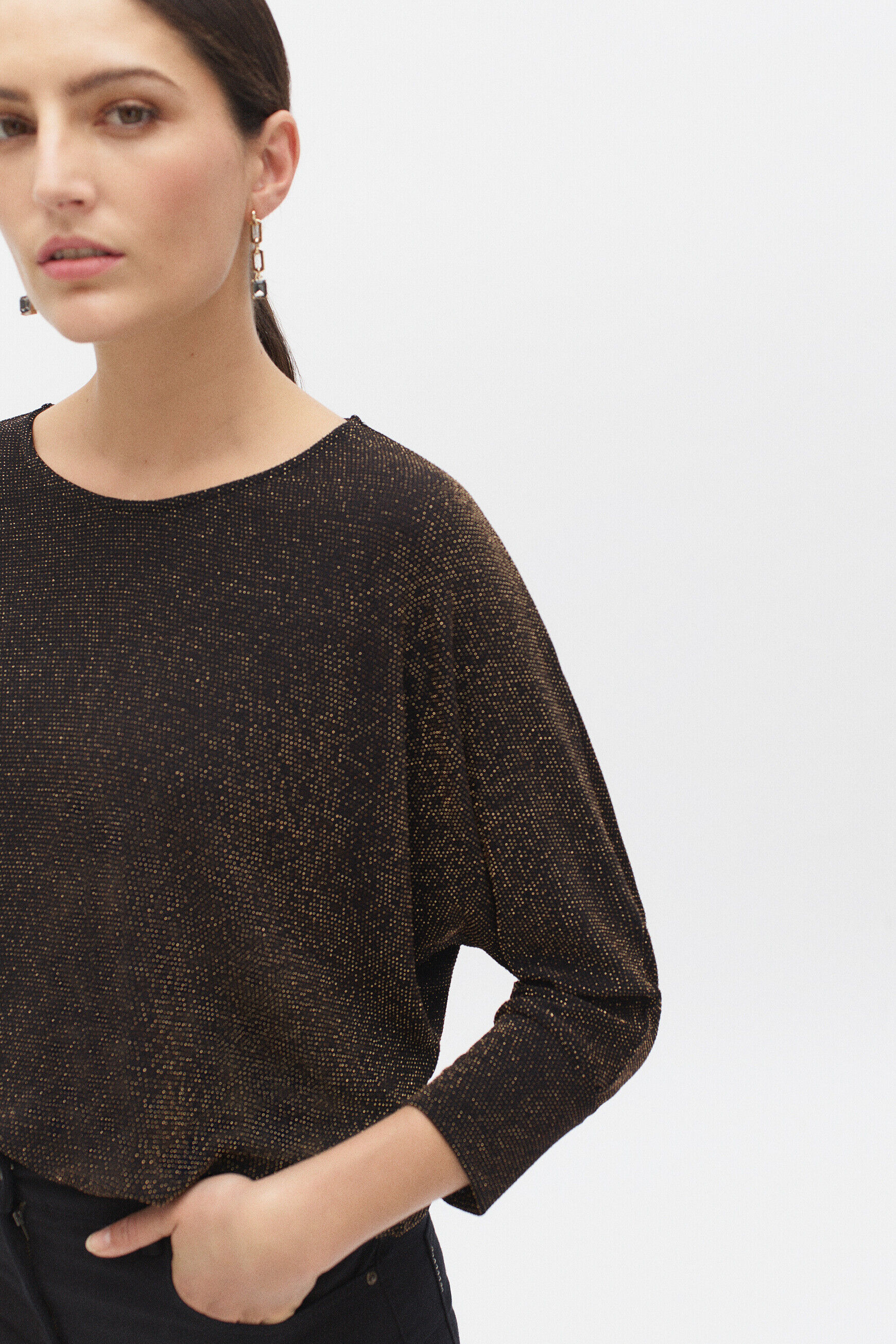 t-shirt franny couleur or femme