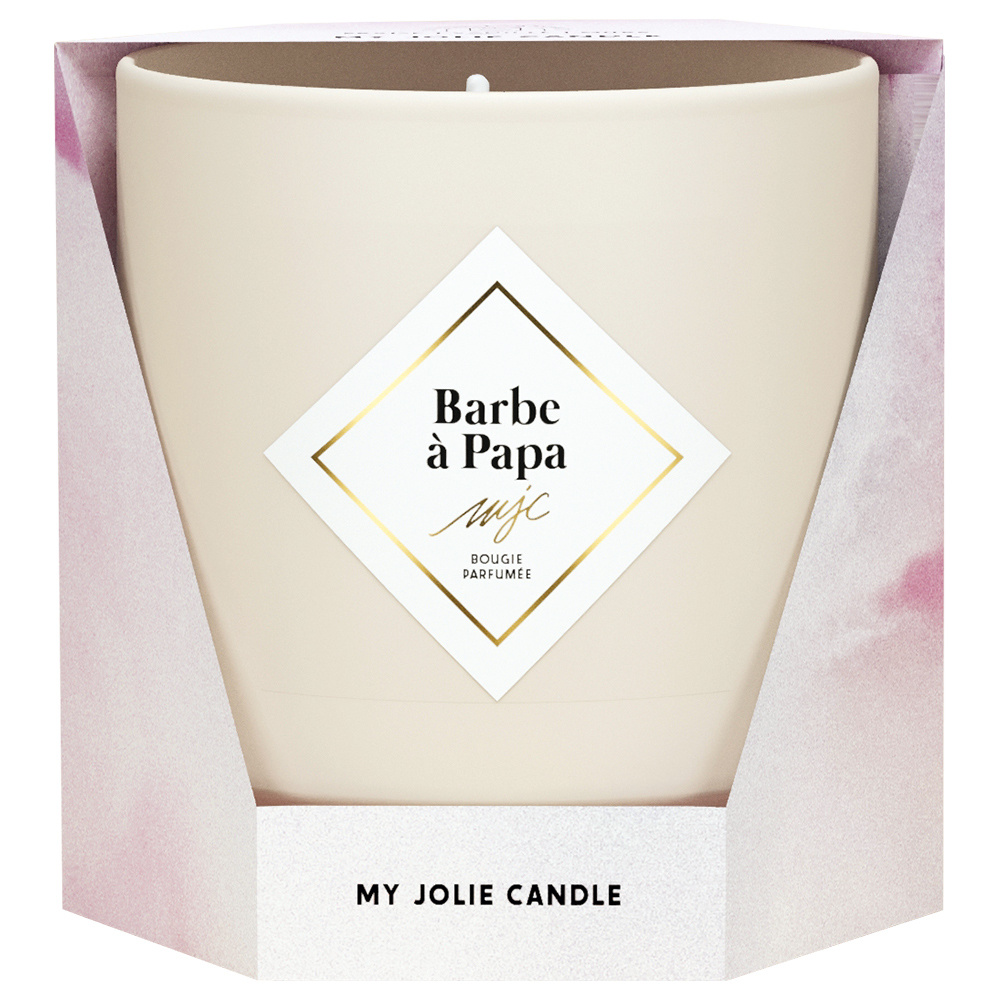 my jolie candle Bougie barbe à papa Bougie