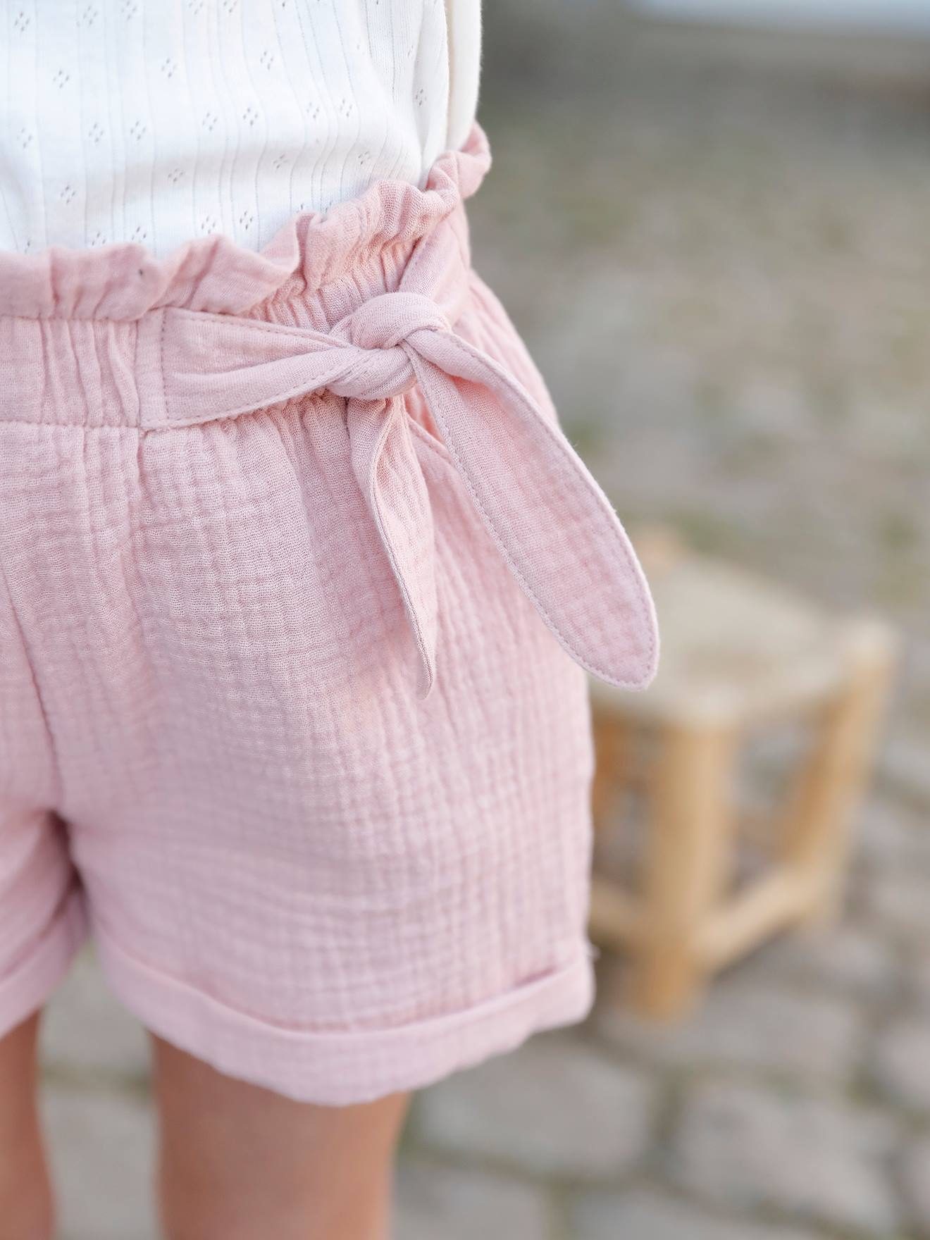 Short en gaze de coton style 